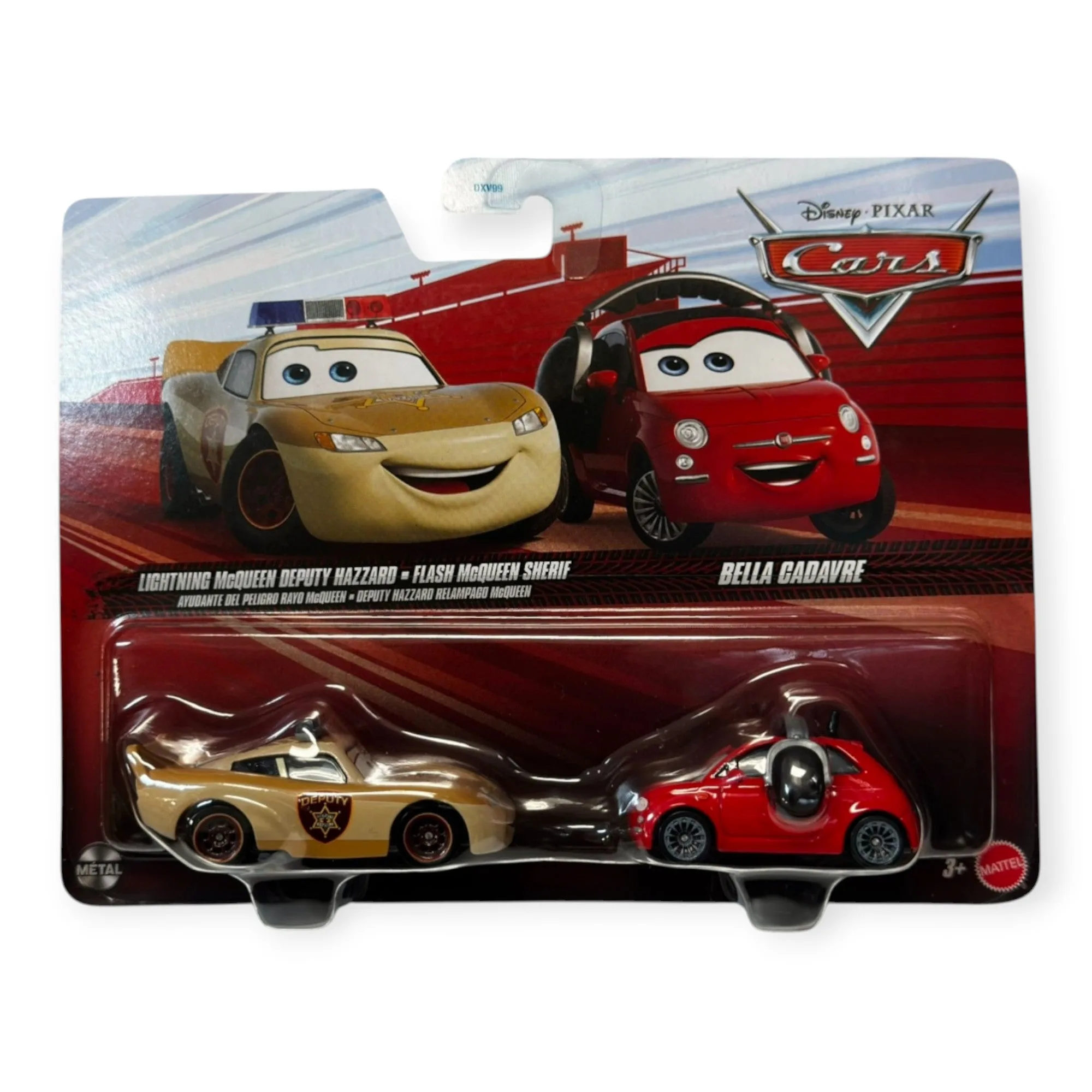 Lightning McQueen & Deputy Hazzard 2-Pack: What's Inside