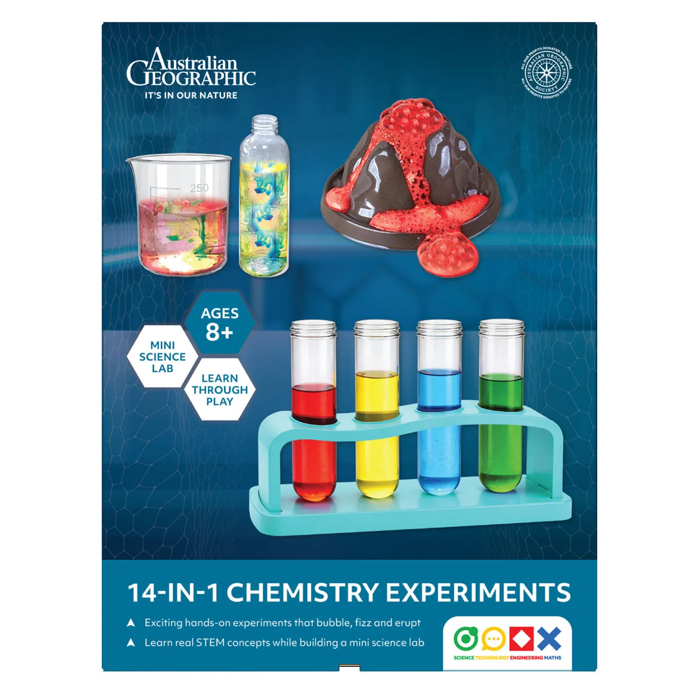 Cosa fare con un kit di chimica STEM 14 in 1