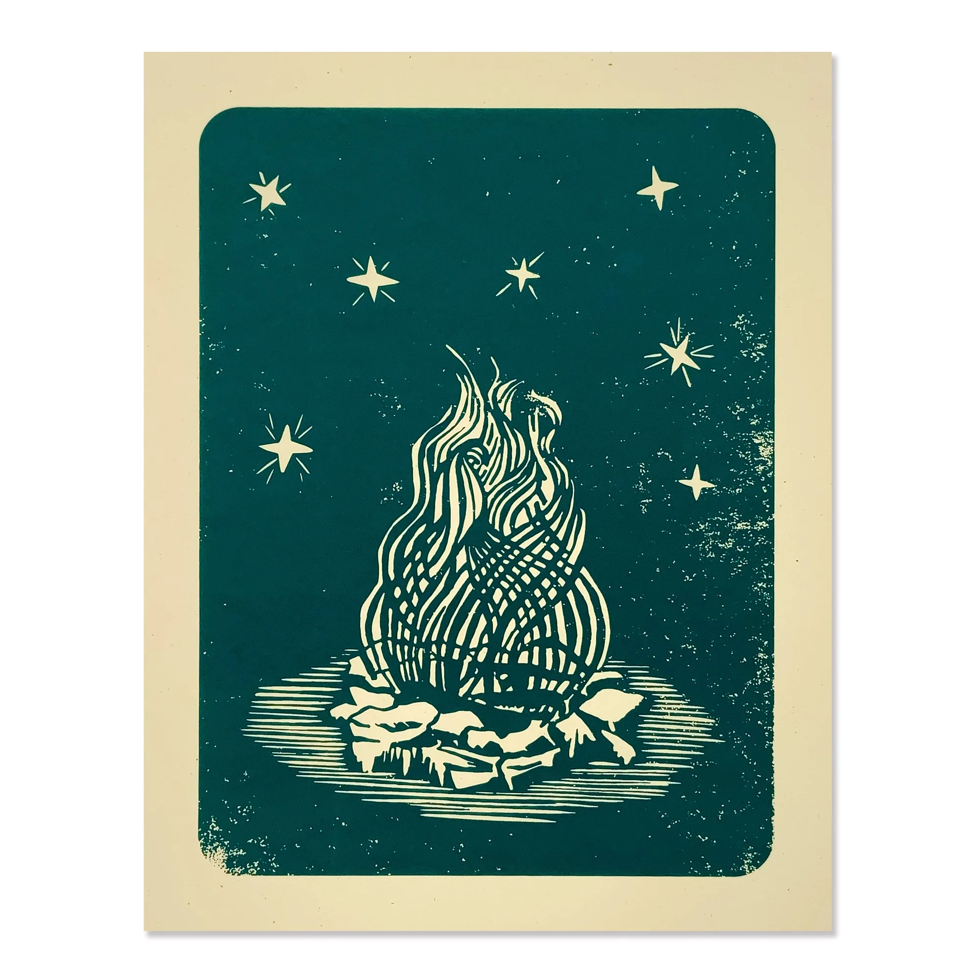 Campfire Screenprint