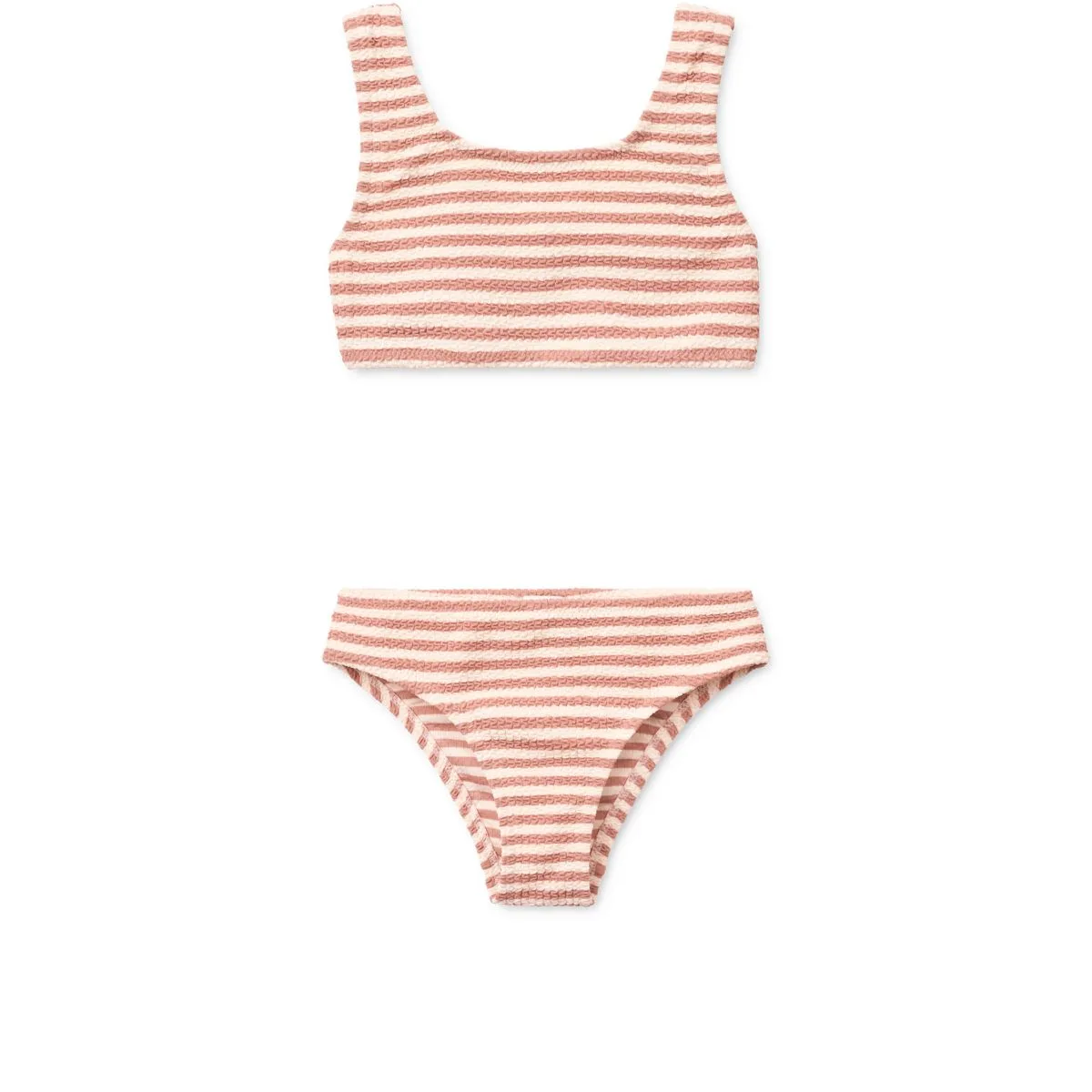 Bello Striped Bikini - Coral blush / Creme de la creme
