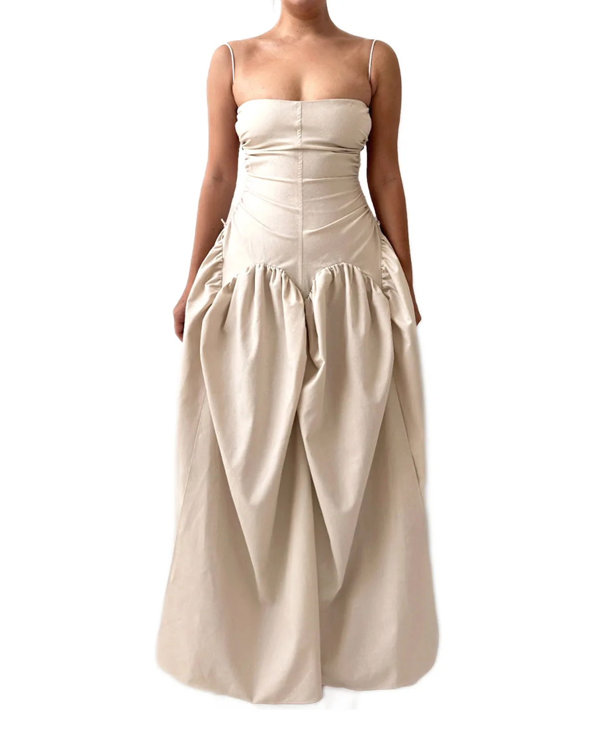 Open Back Cami Bubble Maxi Dress: Styling and Fit FAQ