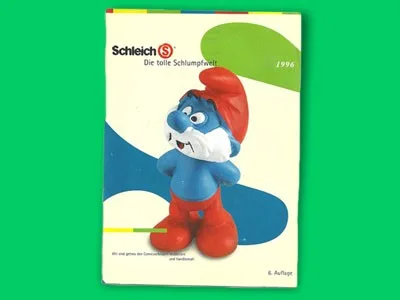 Wat is de Schleich Smurf-catalogus uit 1996?