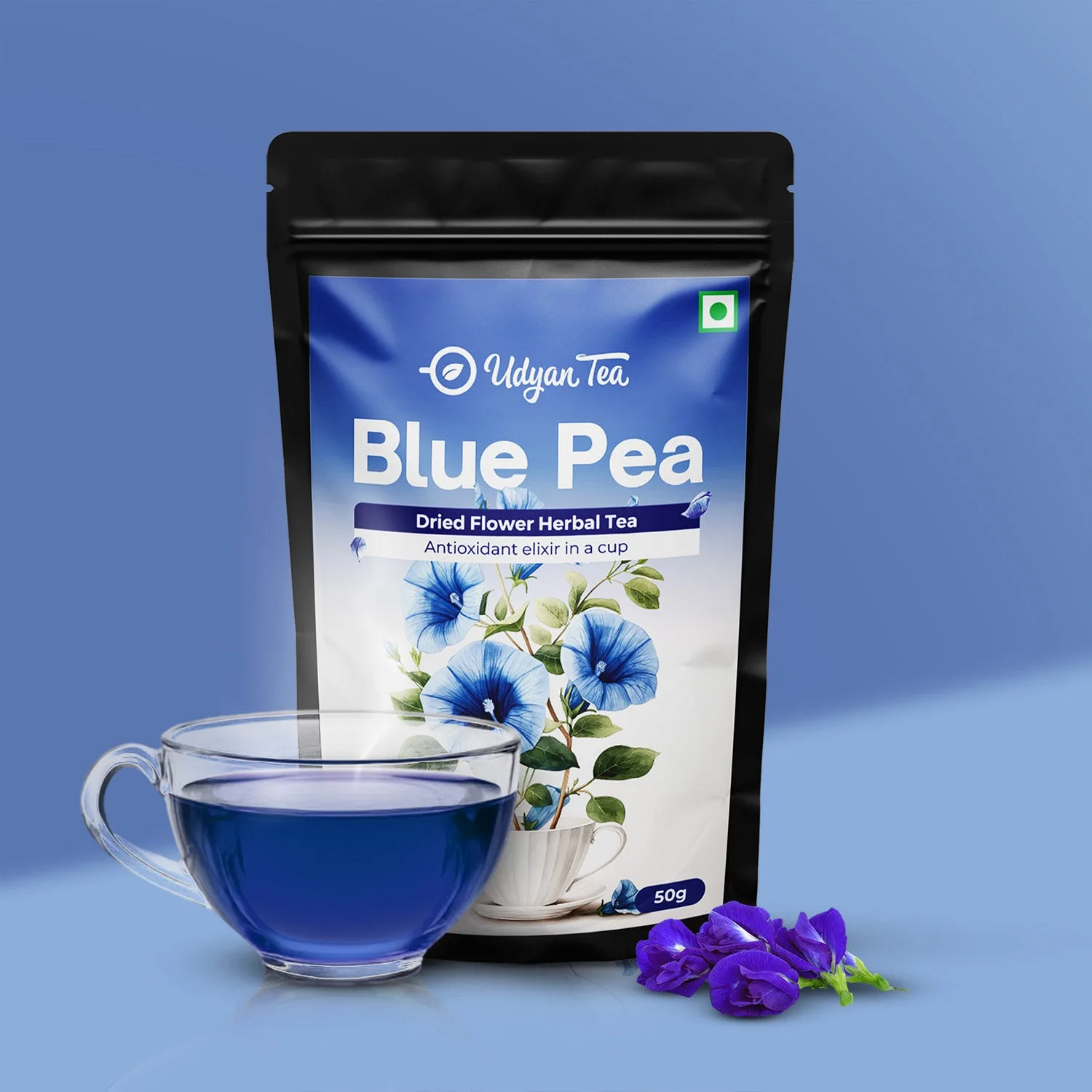 Blue Pea Pure Herbal Tea vs Green Tea: Key Differences
