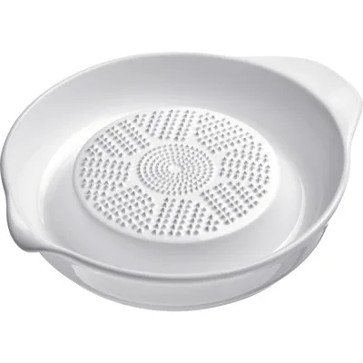 Grater, round, ceramic, 180 ml