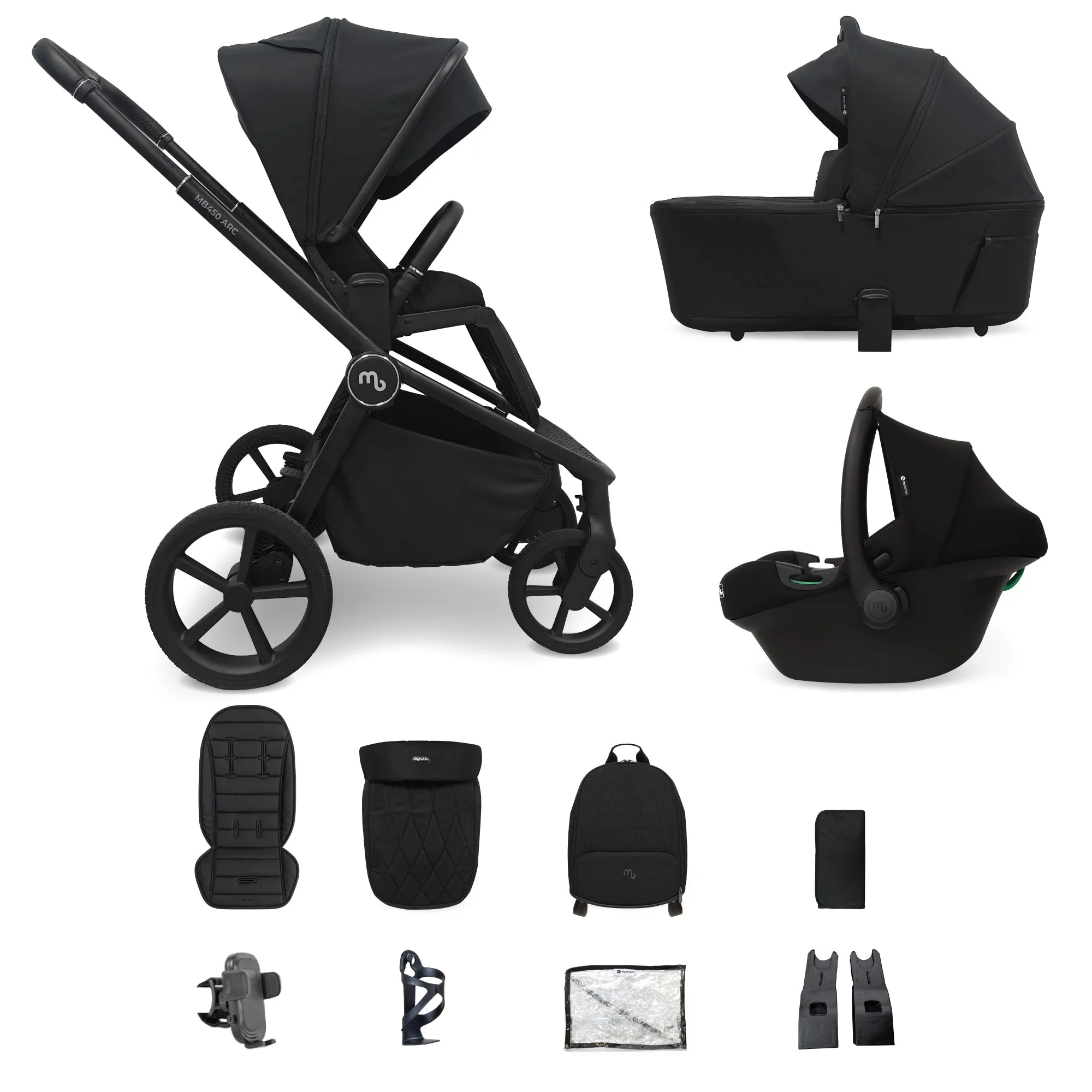 MB450 ARC 3-in-1 Travel System - Onyx Black