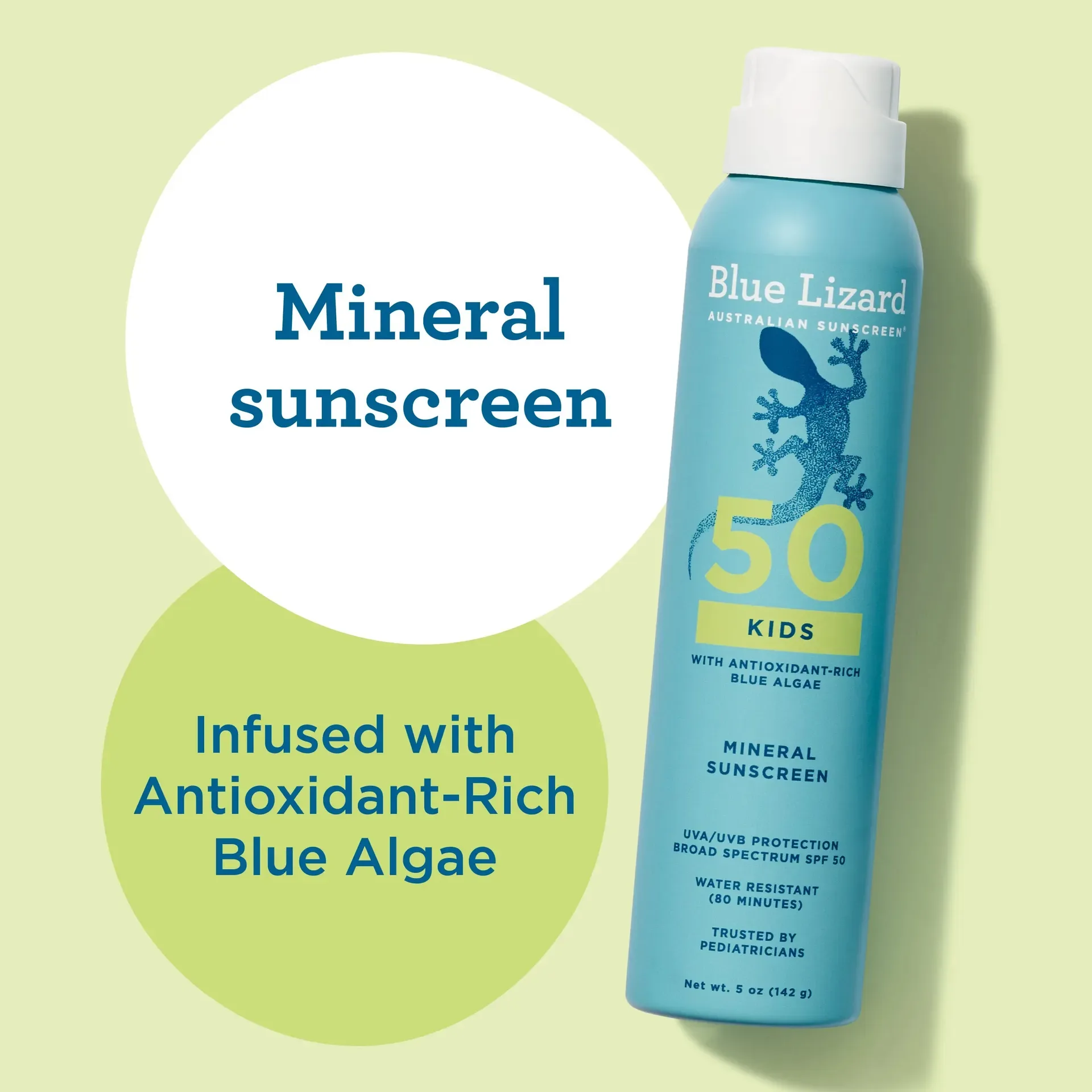 Blue Lizard Kids Mineral SPF 50 Sunscreen Spray