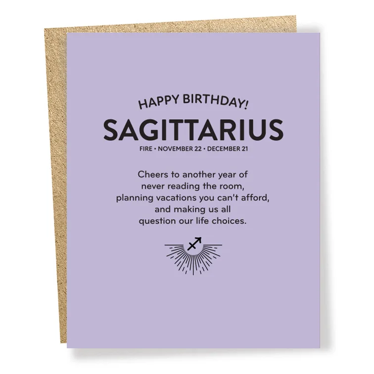 How to Personalize a Sagittarius Card for a Zodiac-Loving Friend