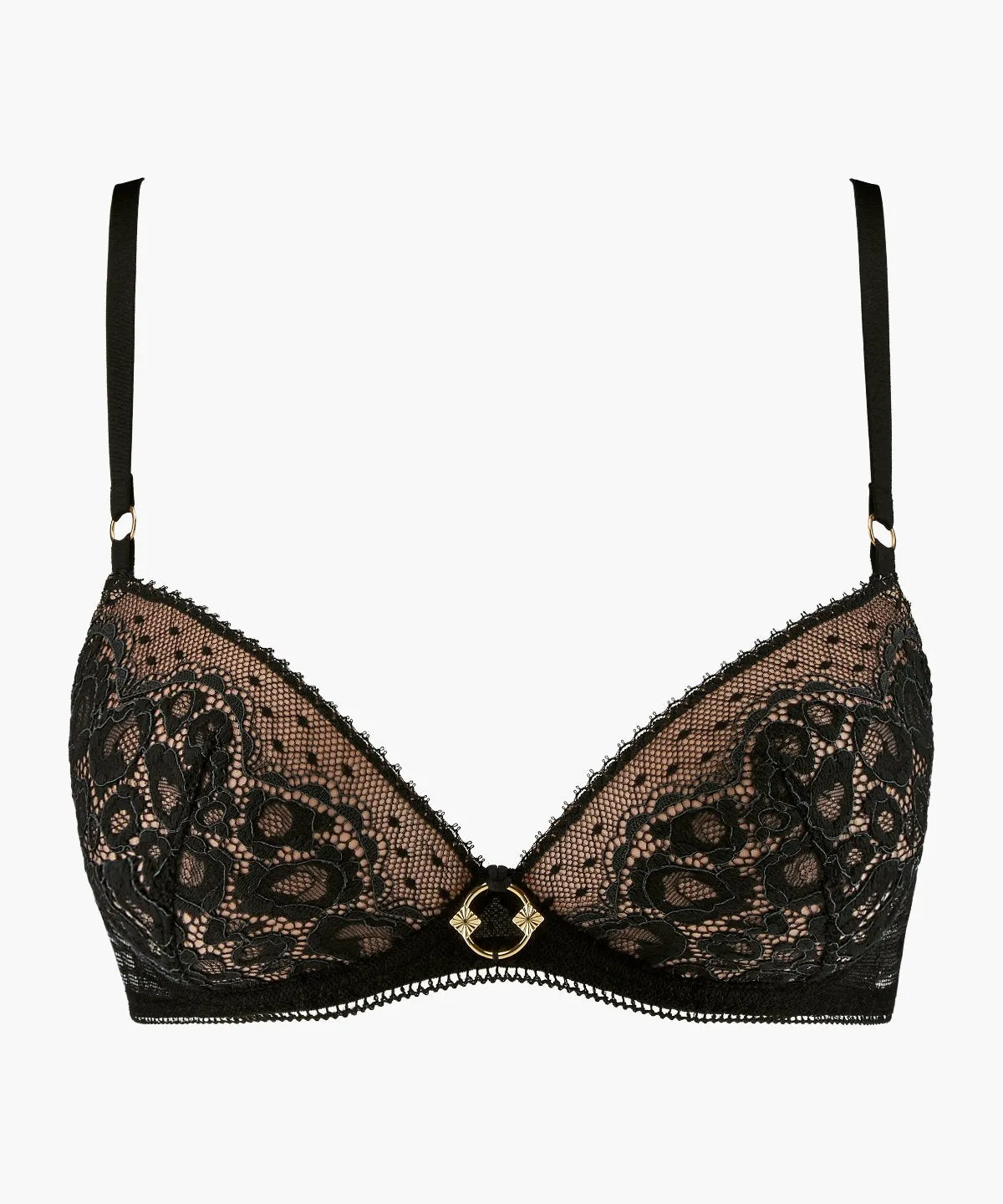 Illusion Fauve Moulded push-up bra