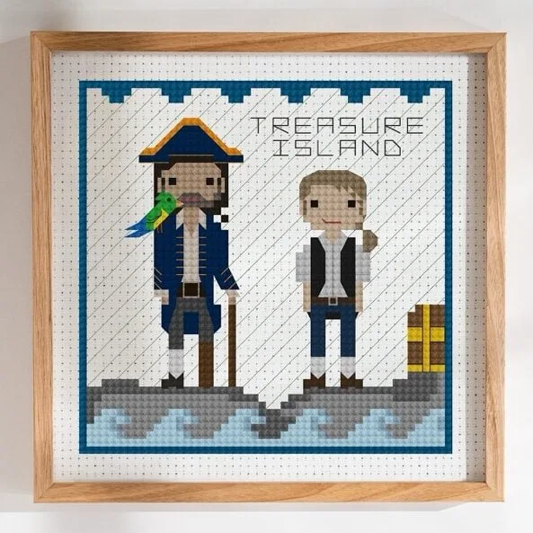 Treasure Island — Cross-Stitch Pattern