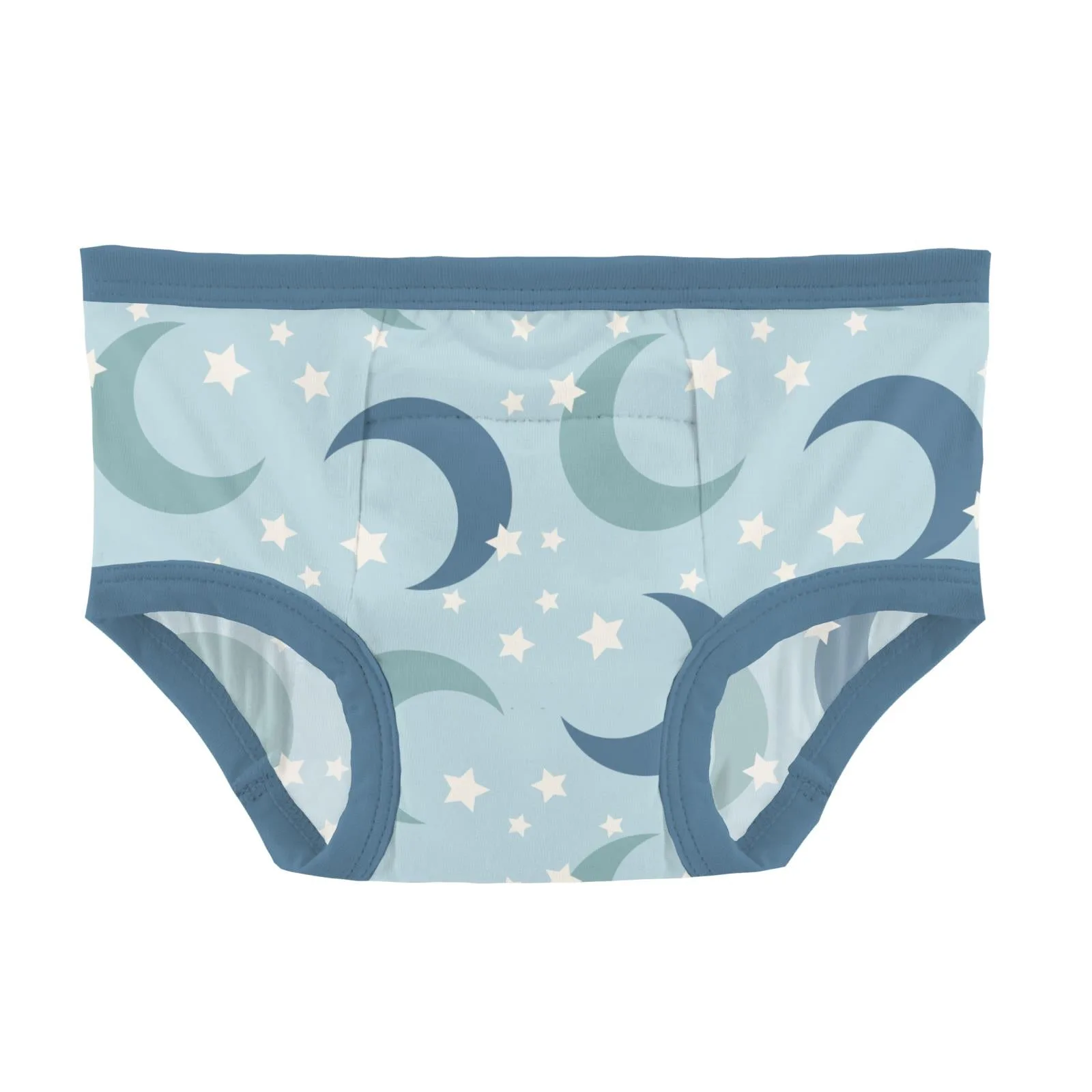 Print Training Pants in Spring Sky Moon and Stars