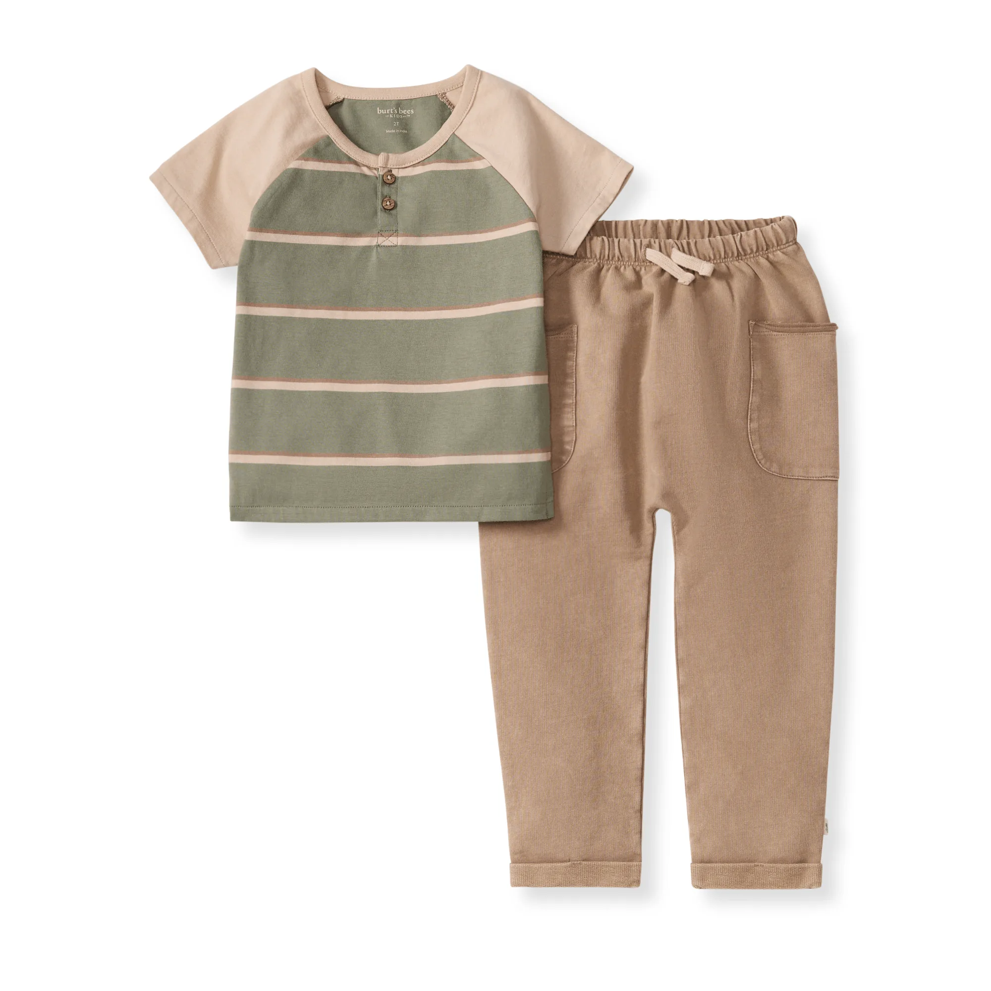 Holland Stripe Organic Boy Tee & Pants Set