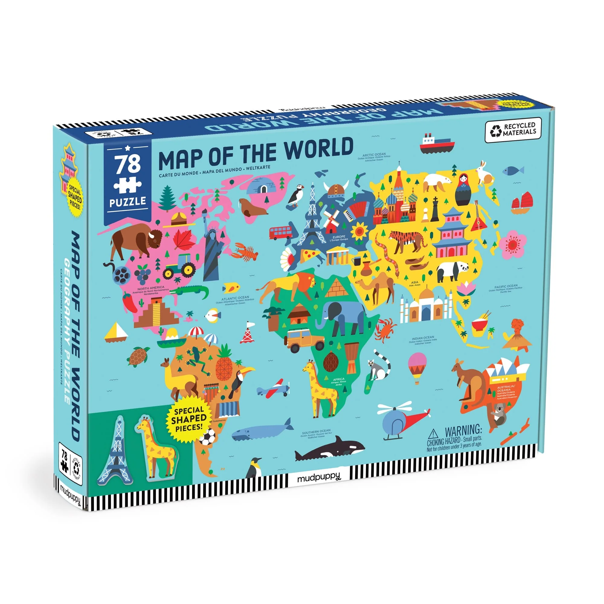 Map of the World Geography Puzzle
