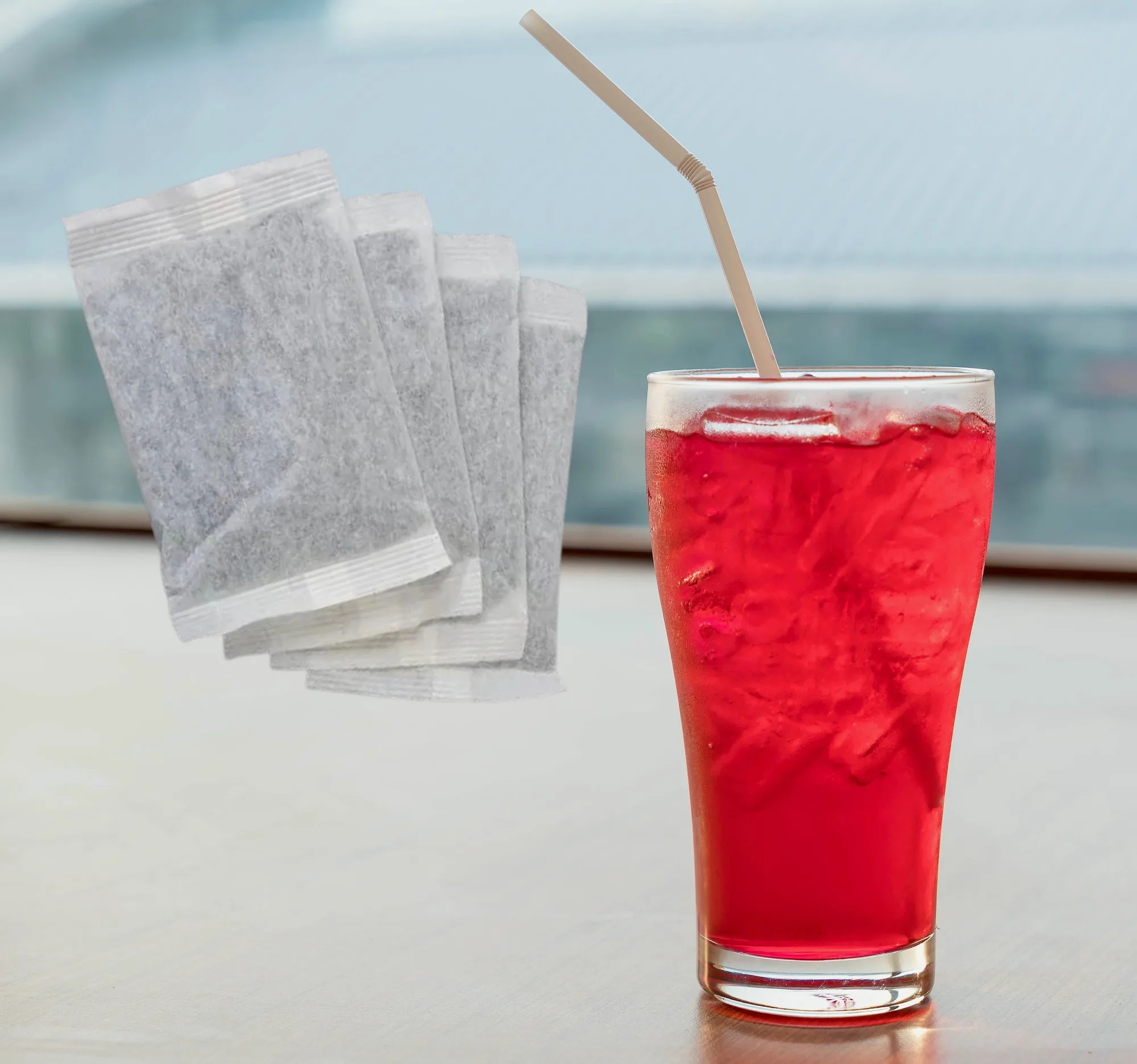 How to Cold Brew Hibiscus Passion Iced Tea Filters