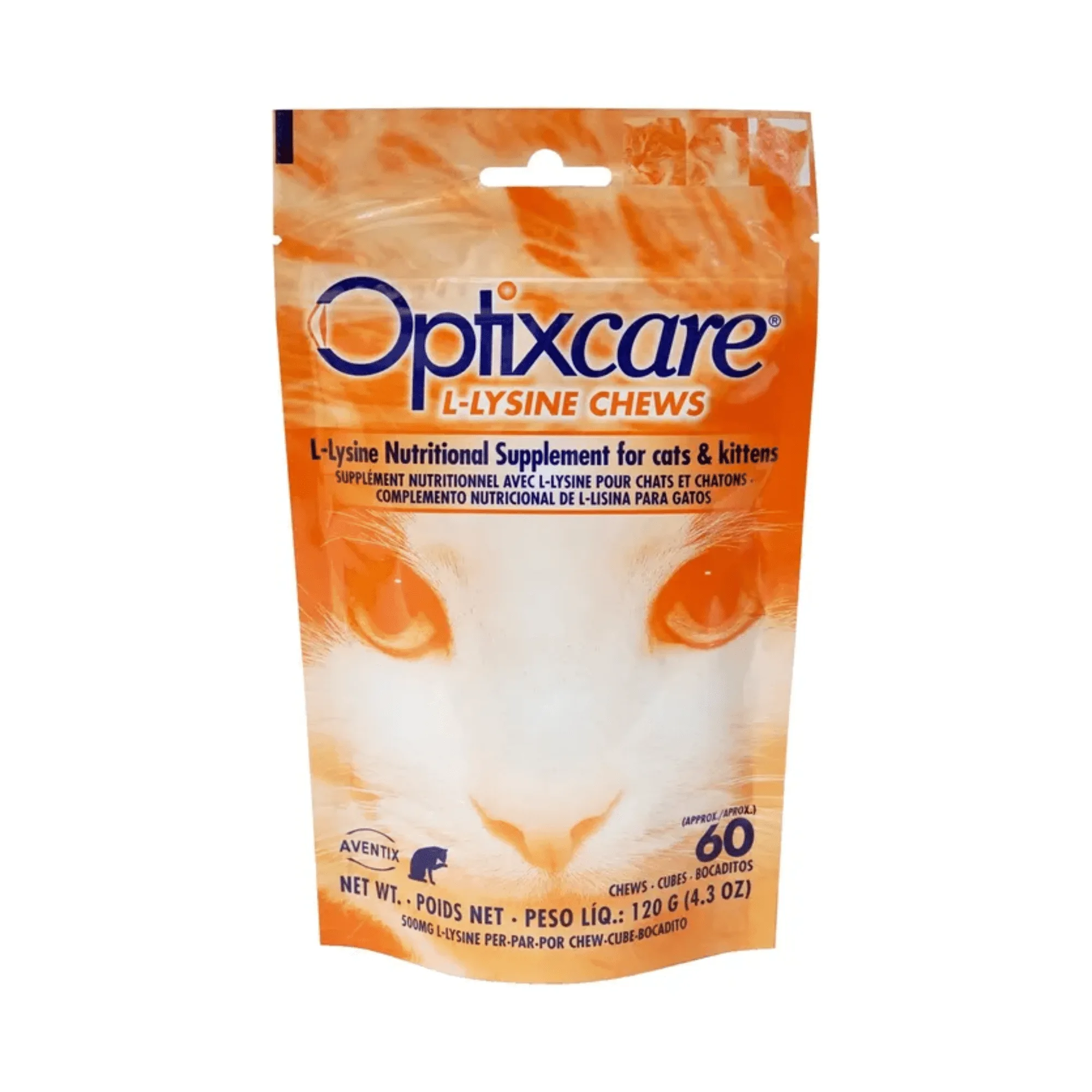 Optixcare® L-Lysine Chews for Cats