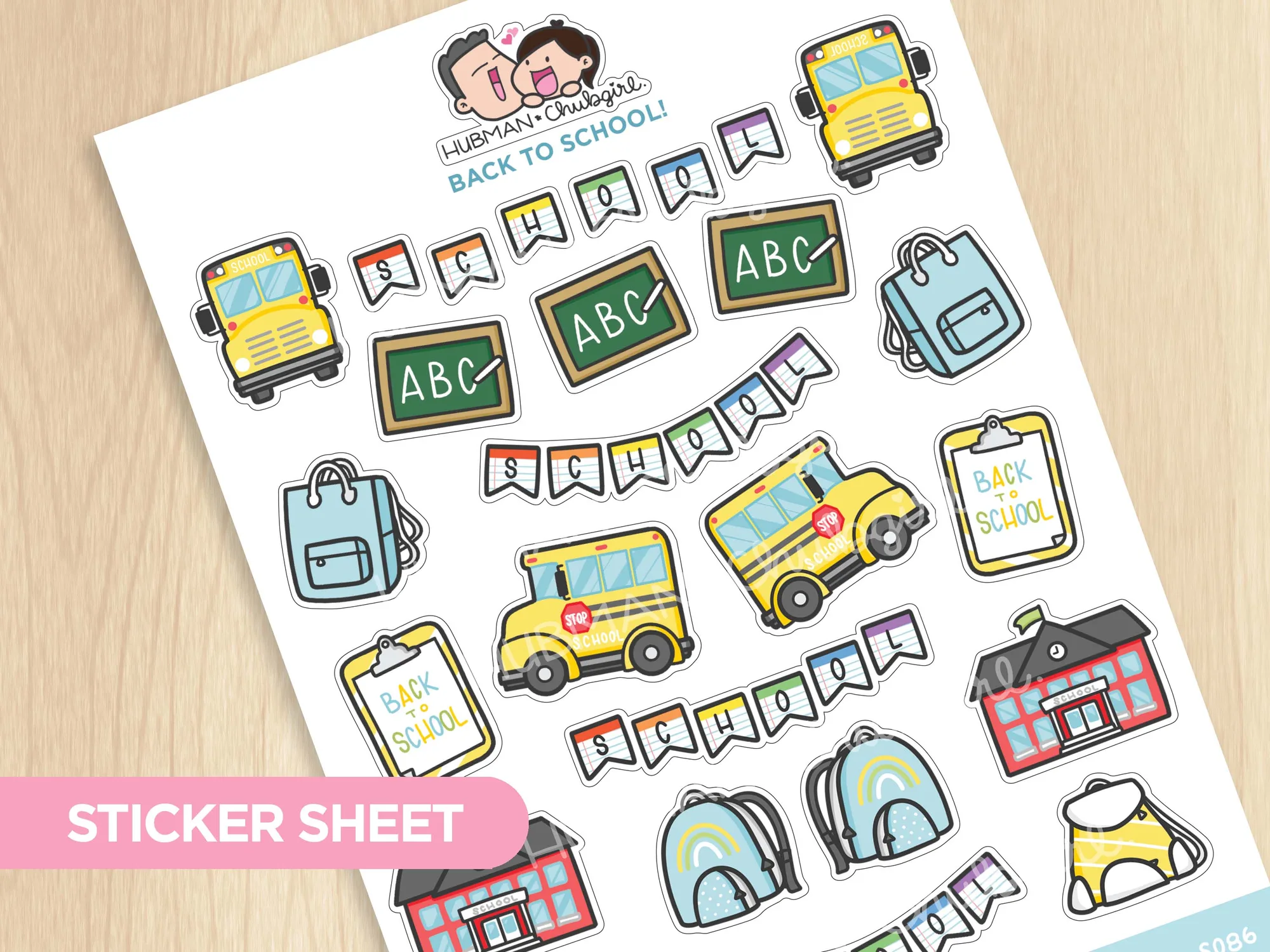 Back to School! Sticker Sheet