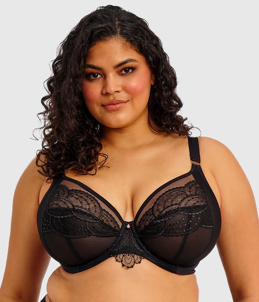 Priya Plunge Underwire Bra: Deep Neckline Support
