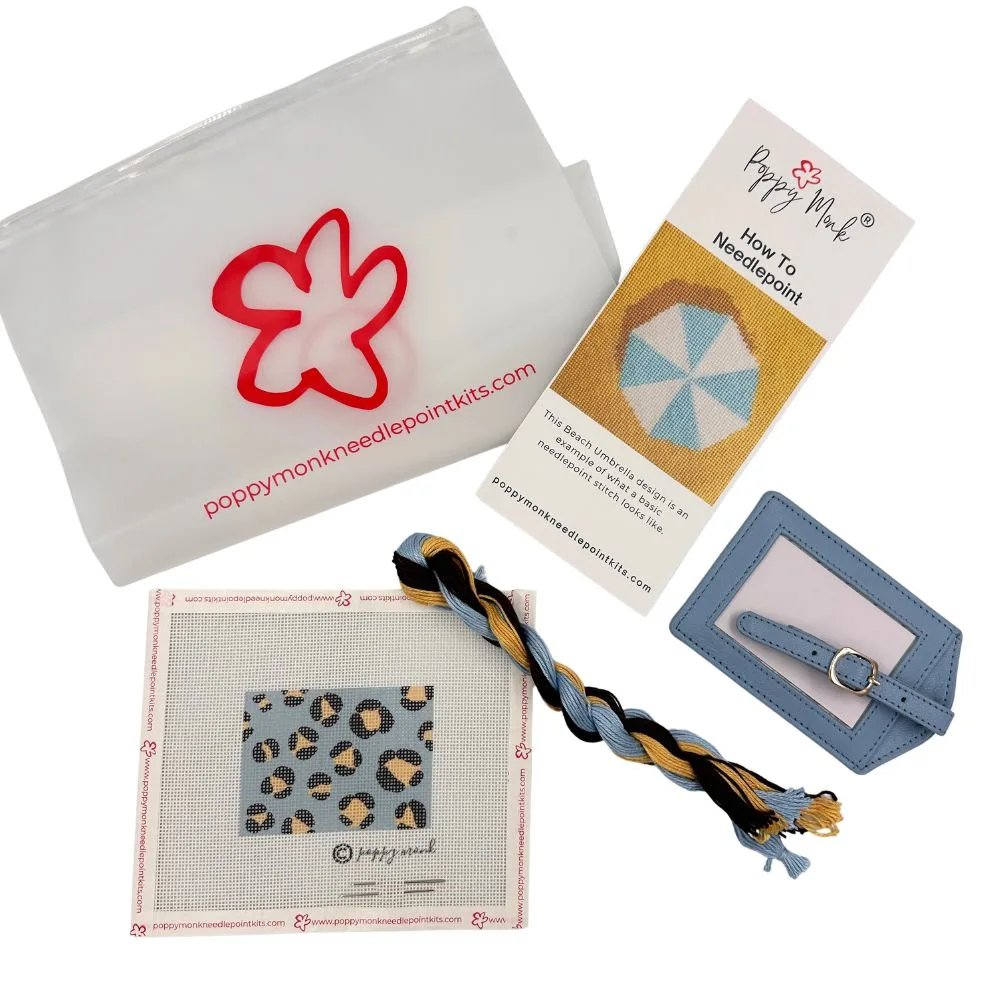 How to Finish a Luggage Tag Needlepoint Kit