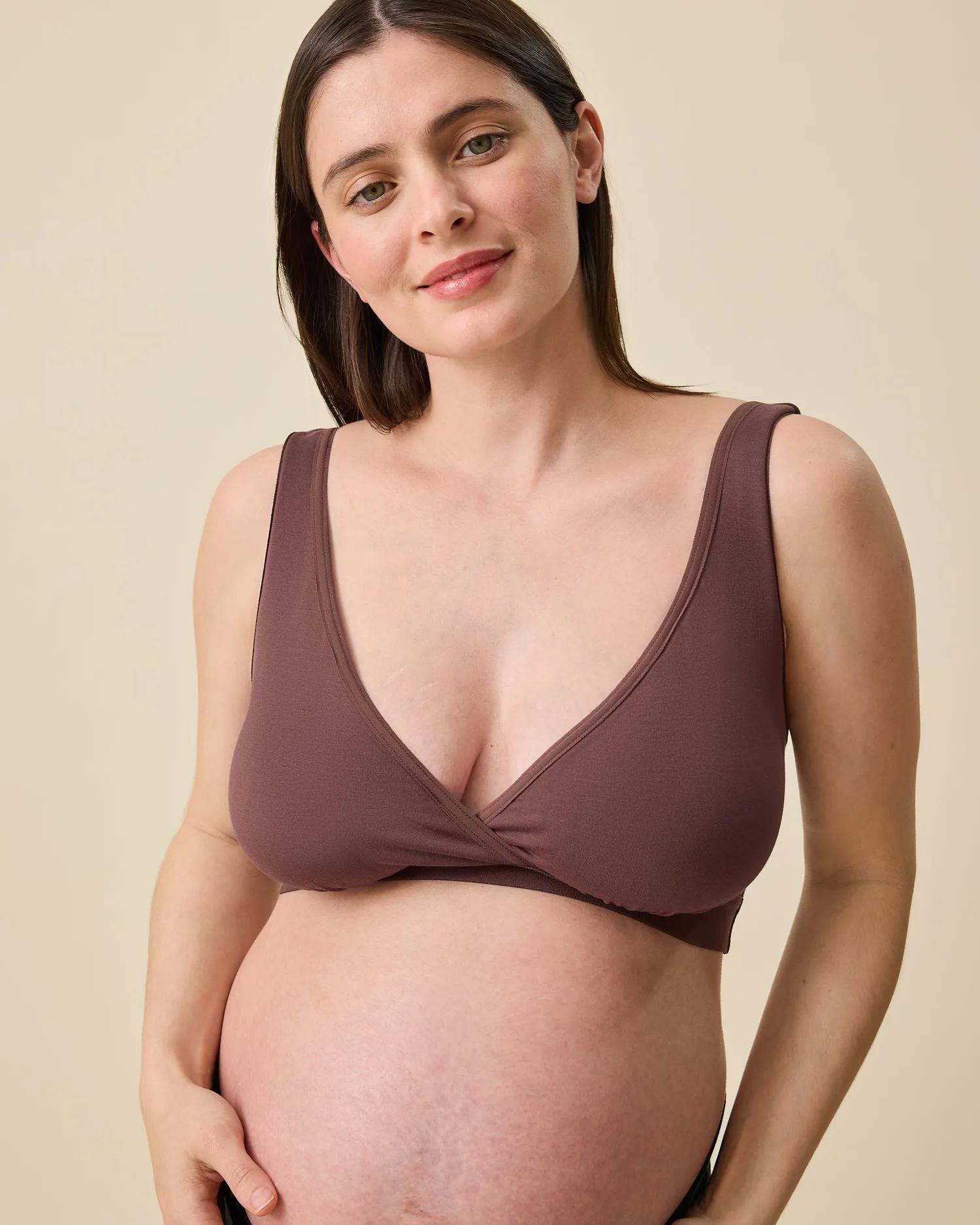 Every Stage Crossover Bra | Cocoa
