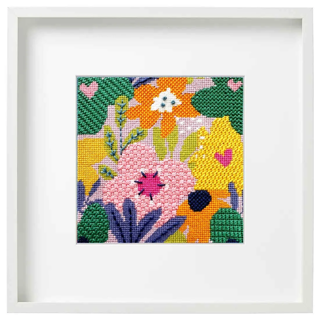 Kit di ricamo a tema: giardino, viaggi e ornamenti
