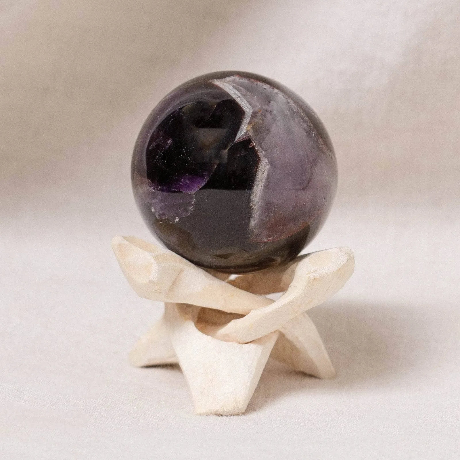 AMETHYST SPHERE WITH TRIPOD