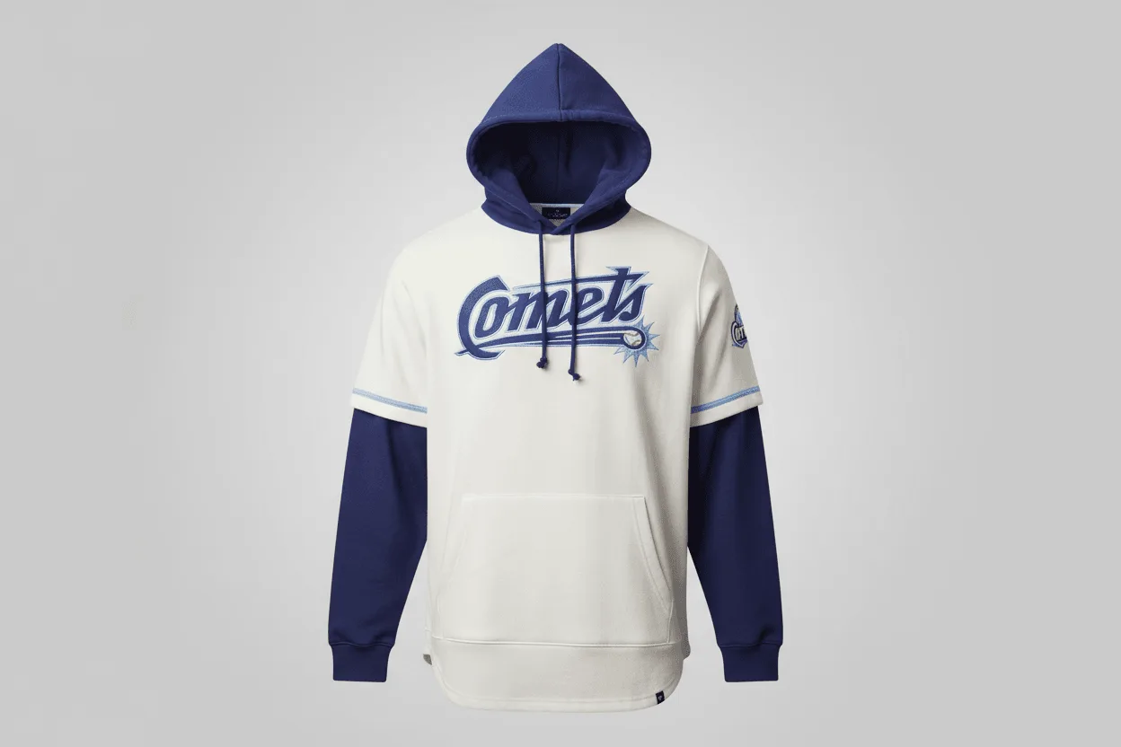 OKC Comets Home Jersey White Hoodie