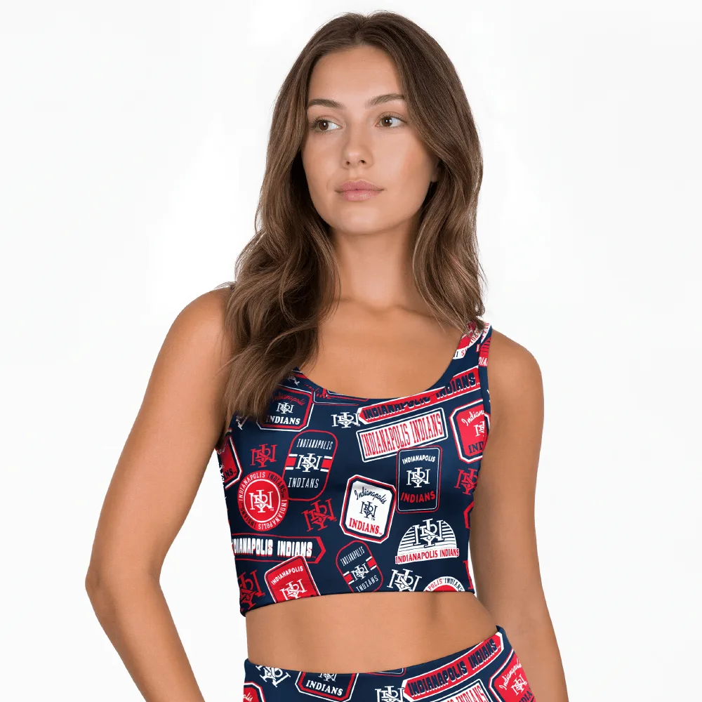Como estilizar o bralette feminino dos Indianapolis Indians para o dia do jogo