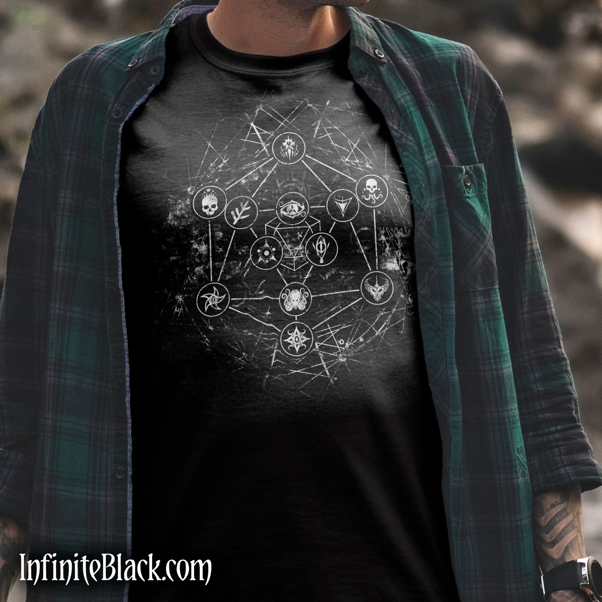 Geometric d20 Shirt vs. Horror-Themed Tees: Which to Wear