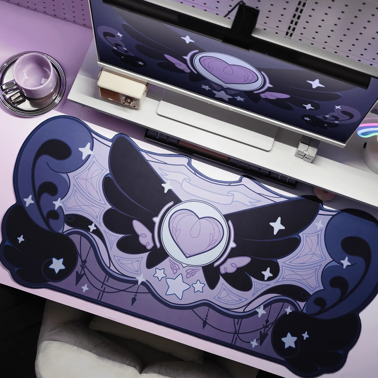 GeekShare Dark Star Wings Mouse Pad: Desk Setup Tips