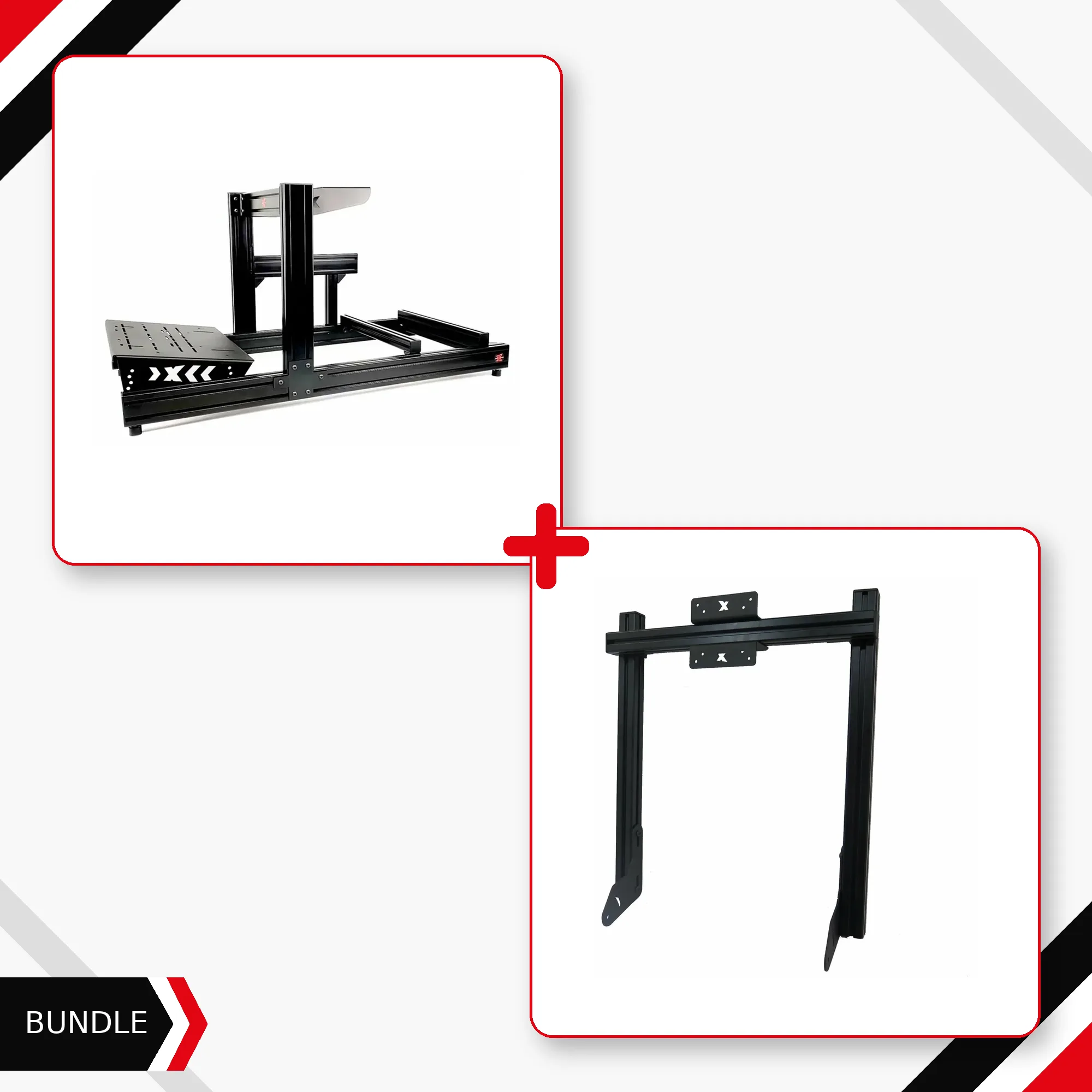SimXPro R80 + Single Integrated Monitor Mount Bundle