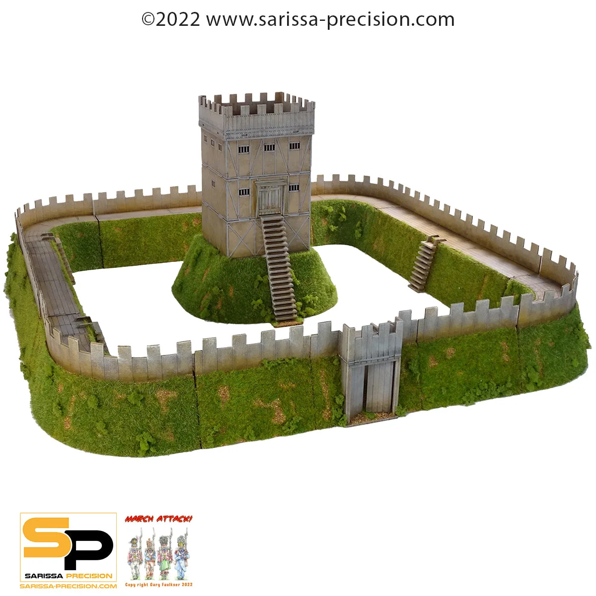 Costruire un castello motte-and-bailey: guida al kit MDF