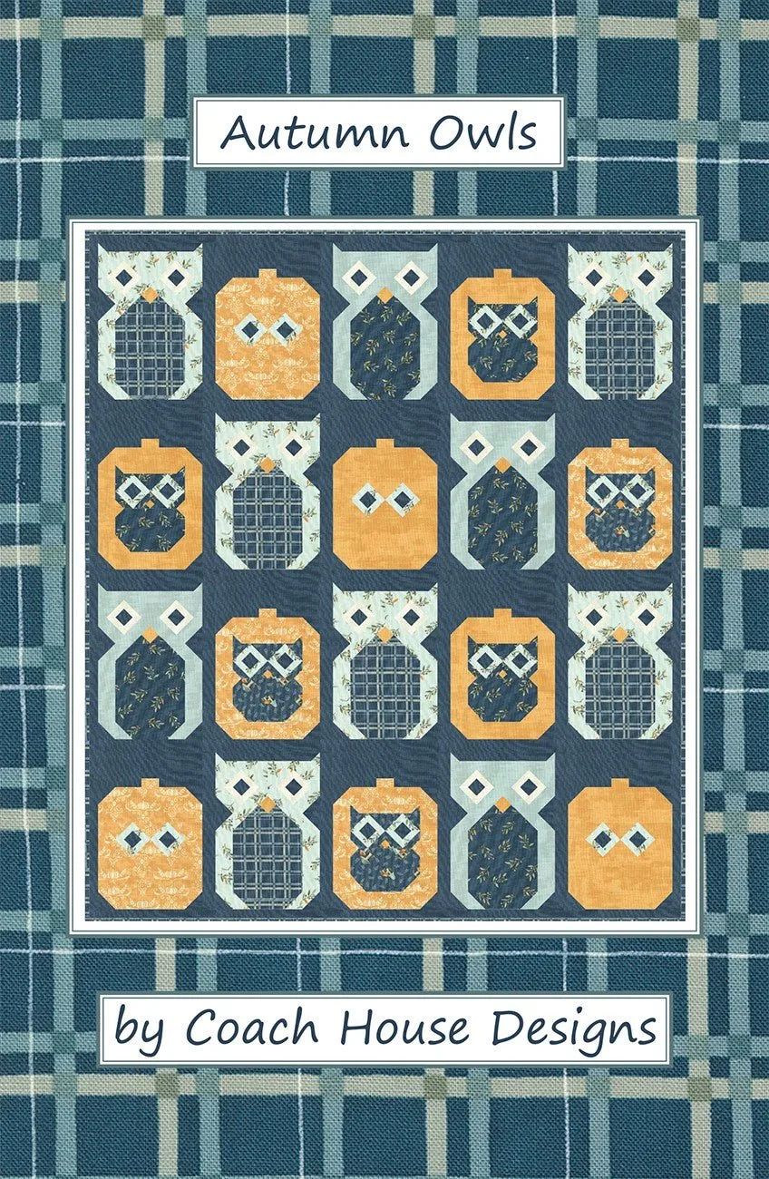 Autumn Owls Quilt Pattern by Barbara Cherniwchan