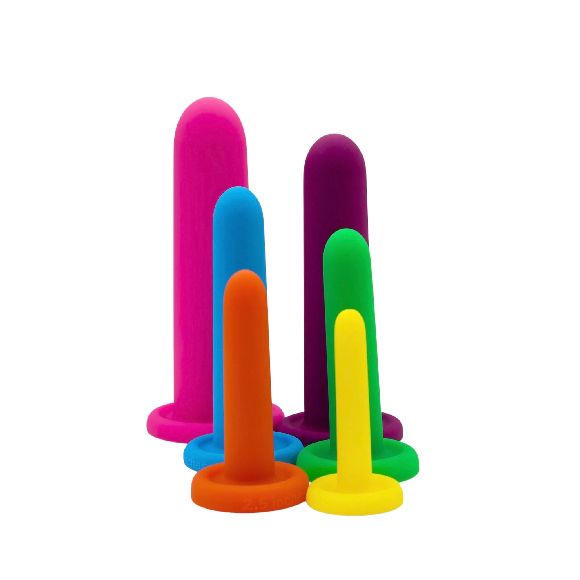 Kit de 6 dilatateurs droit en silicone