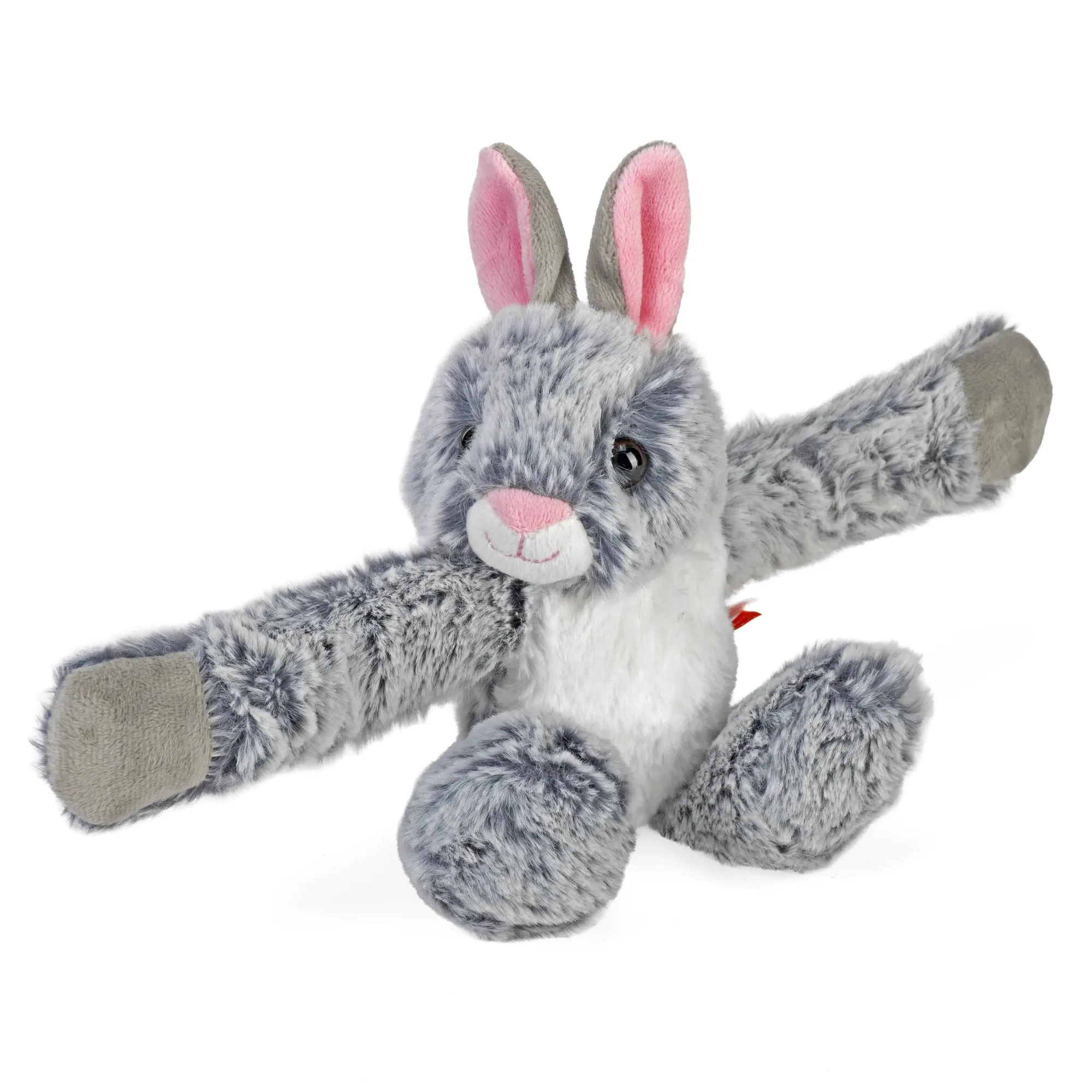 Huggers Gray Bunny Stuffed Animal - 8"