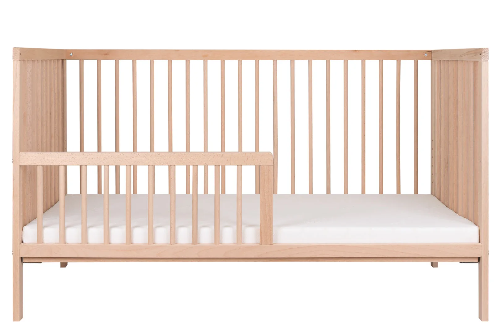 Installer une barrière de sécurité sur le lit bébé Mokee Midi