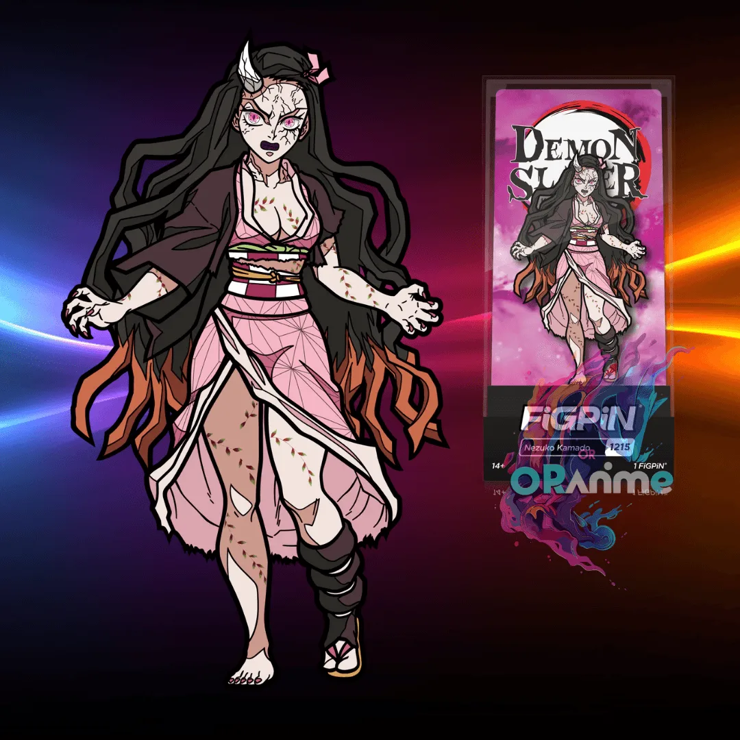 Pin FiGPiN de Nezuko de Demon Slayer: Exhibición y Cuidado