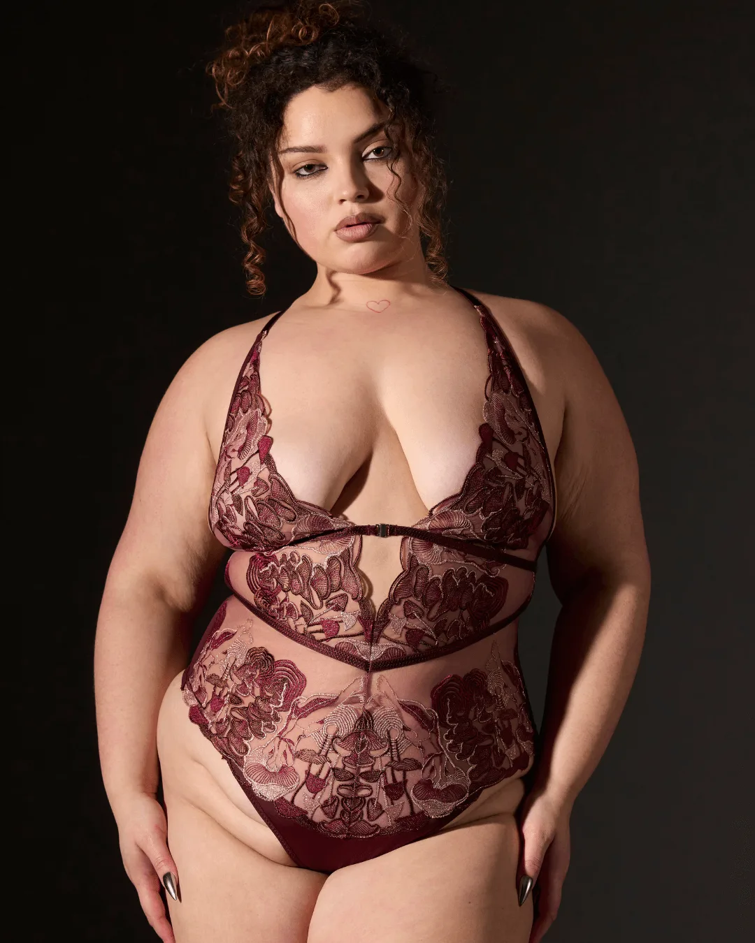 Chanterelle Bodysuit - Mauve