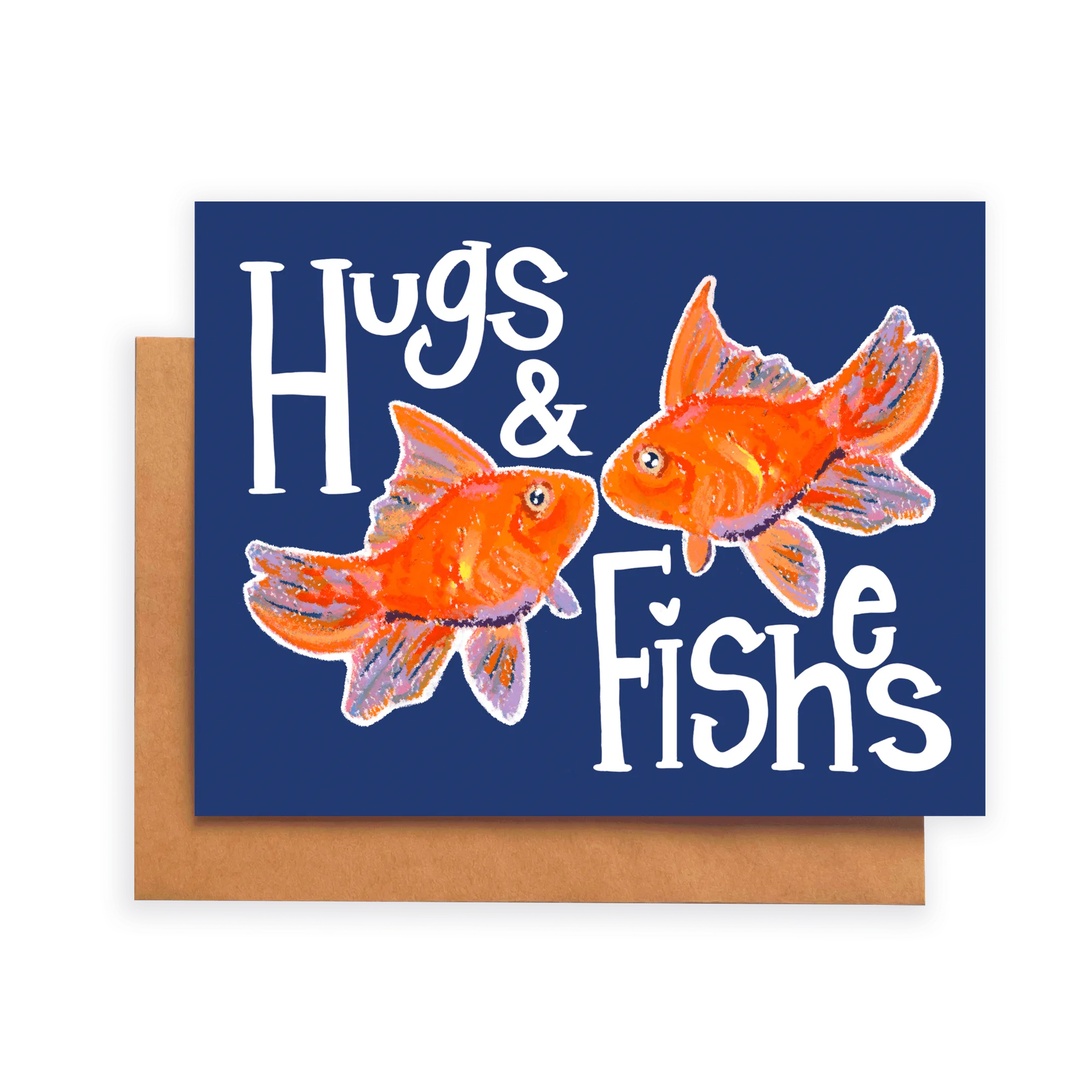 Cartão de felicitações Hugs & Fishes: quando enviar