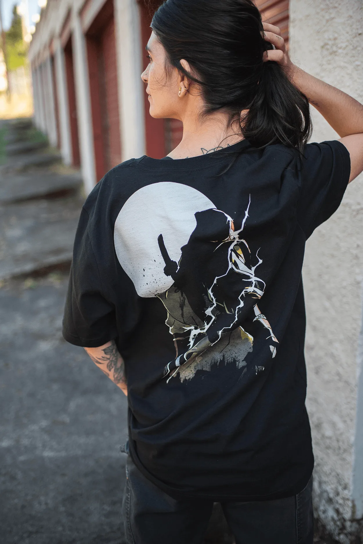SHINOBI Ninja Moon Tee Sizing and Style Guide