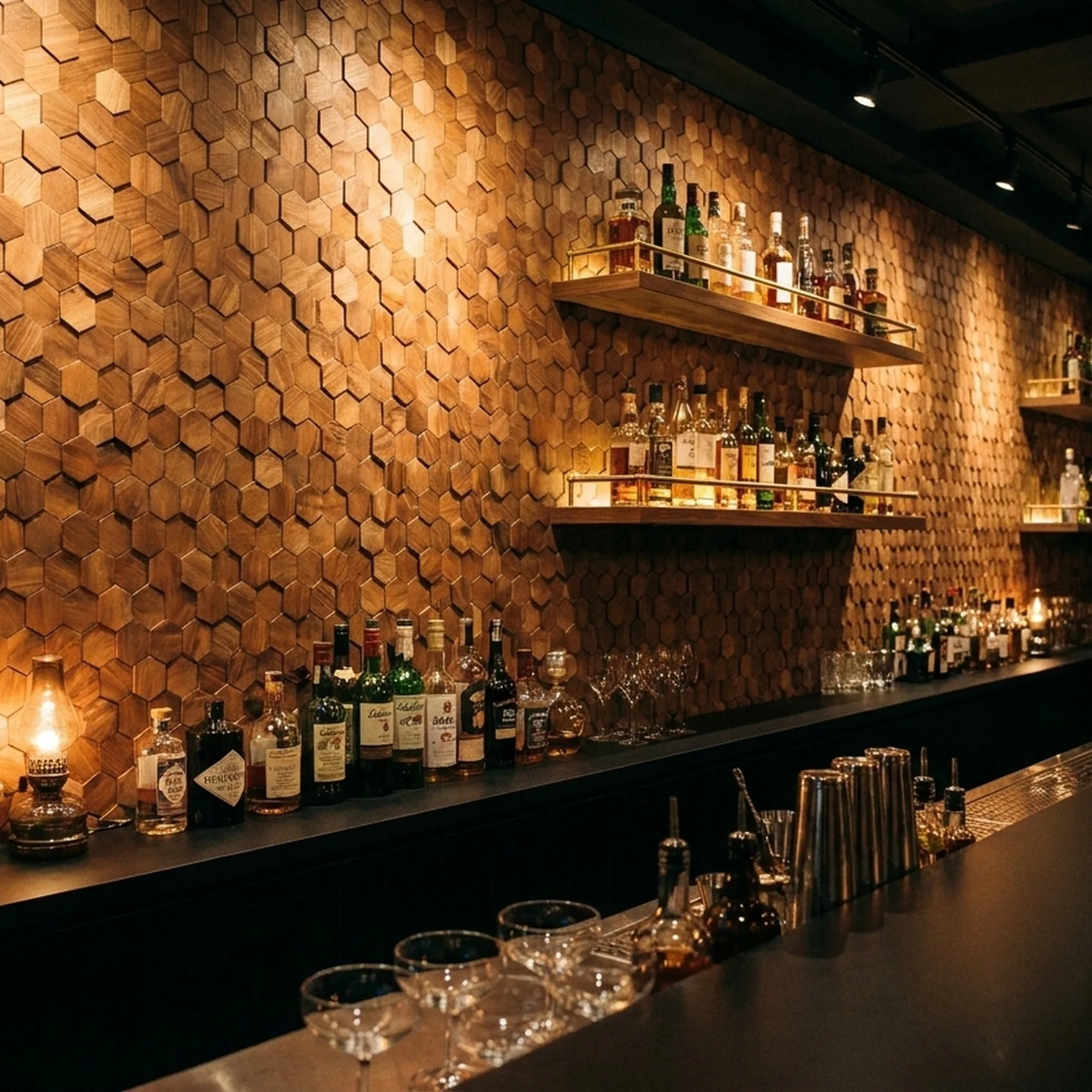 3D Wood Wall Panel | Velvet Walnut | 12.4×11.8"