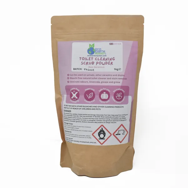 Rose Geranium Toilet Cleaning Scrub Powder 1kg