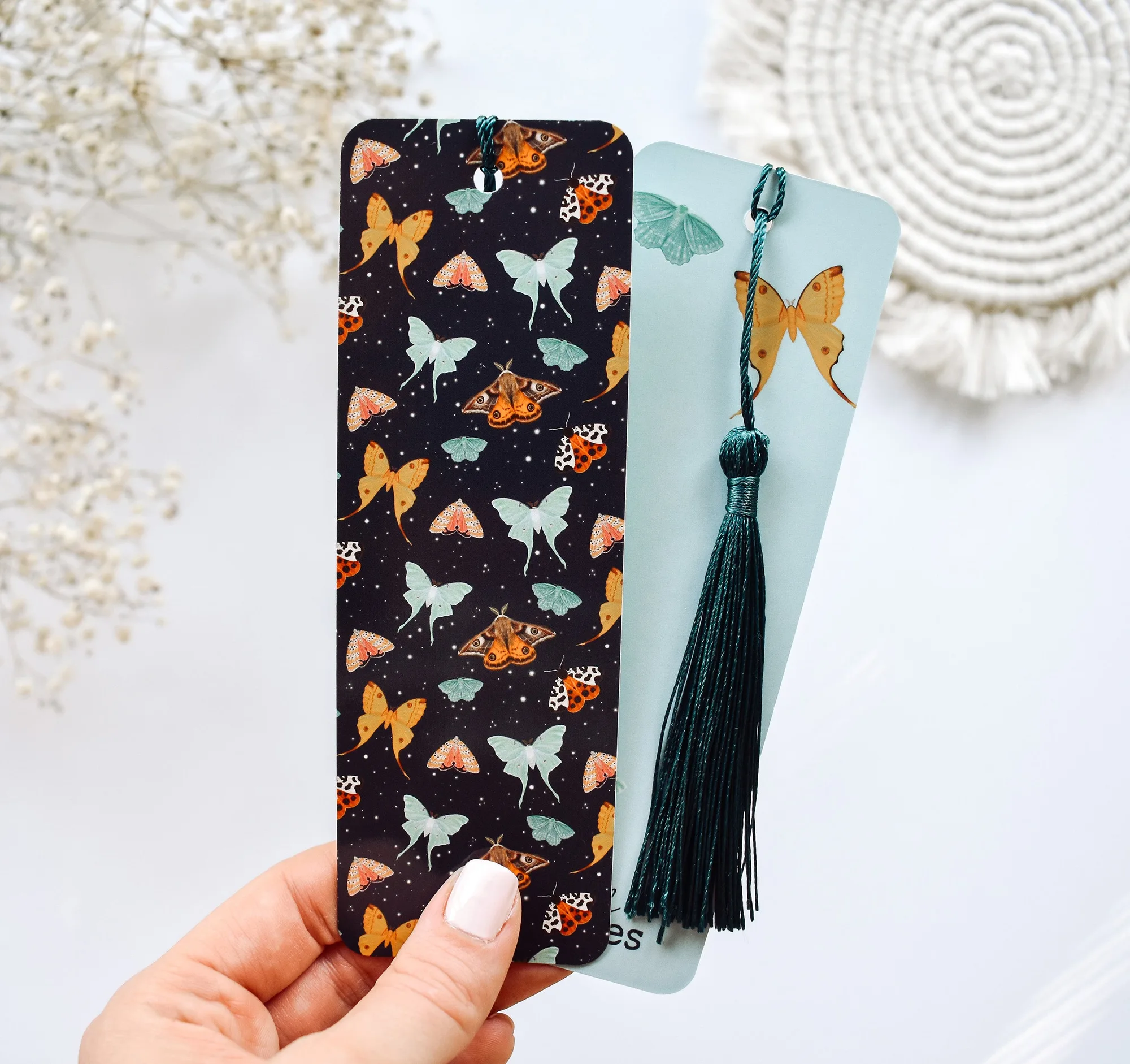 Majestic Moths Bookmark