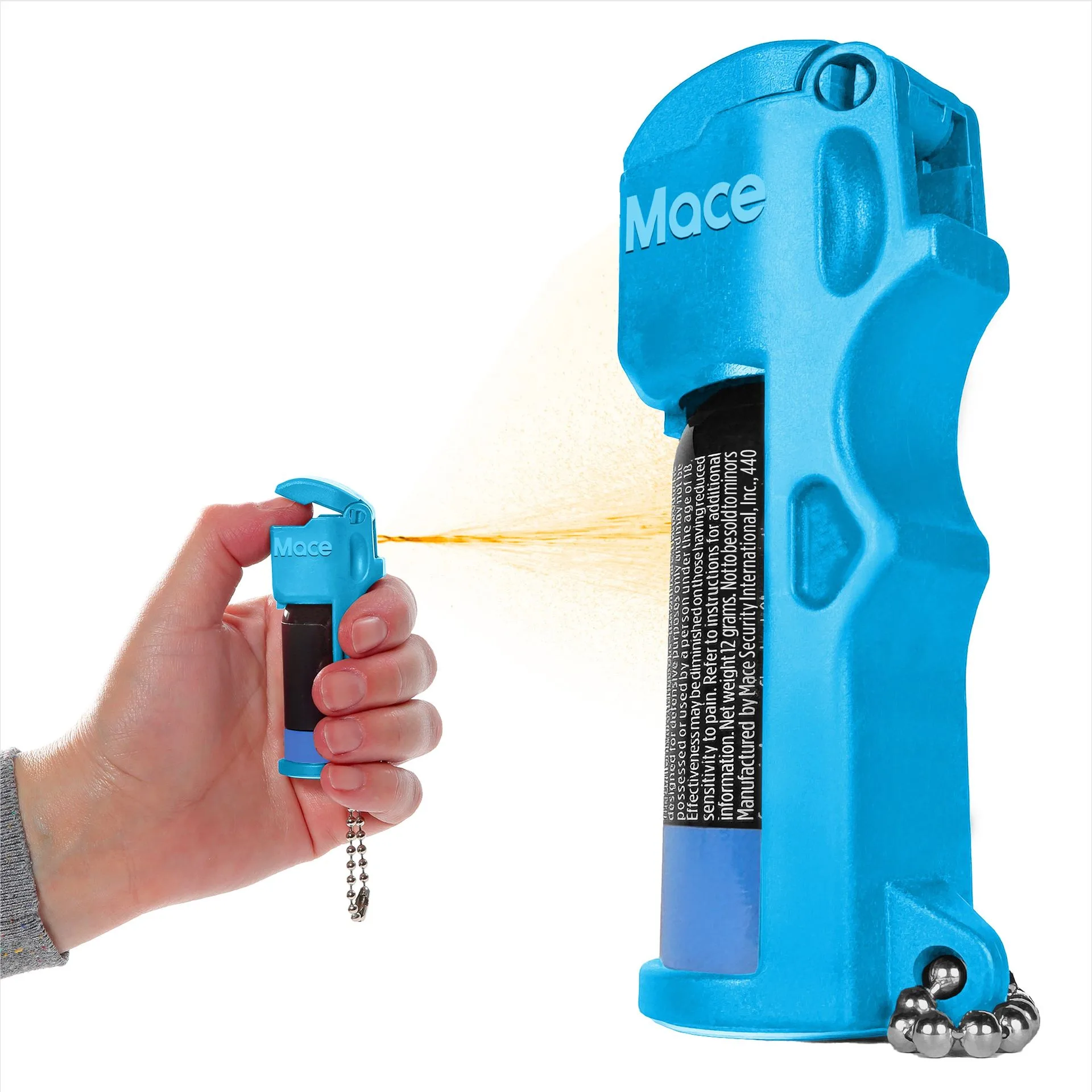 Mace Triple Action Pocket Model Pepper Spray - Blue