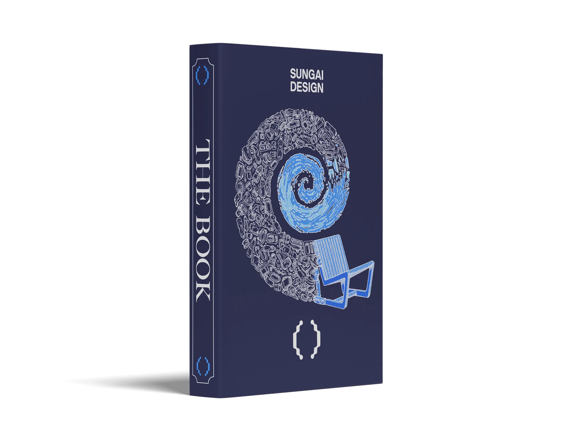 The Book. الدليل النهائي لإعادة بناء الحضارة. غلاف كتاب إصدار Sungai Watch المحدود