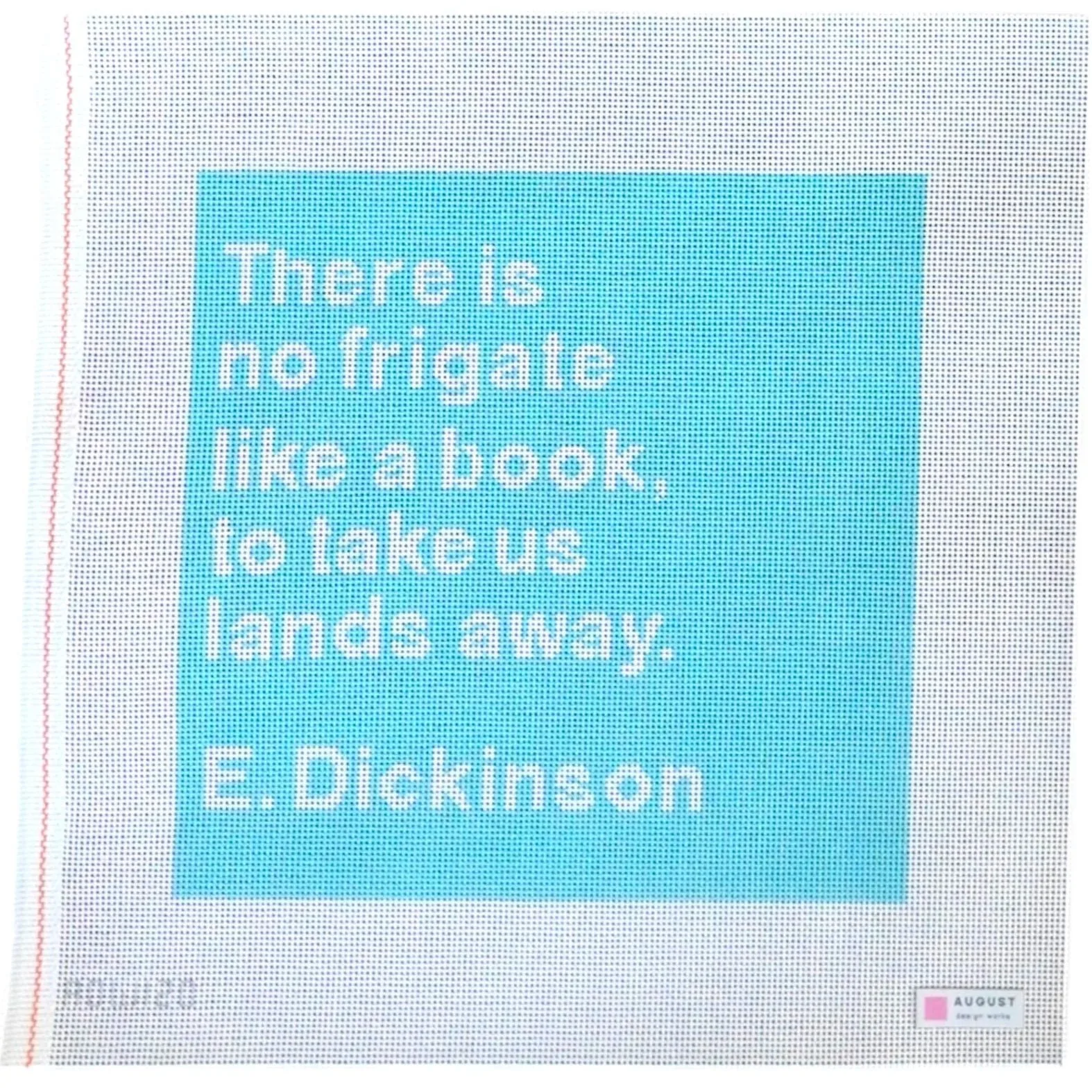 No Frigate Like A Book - Library Series - Needlepoint Canvas (Wholesale)
