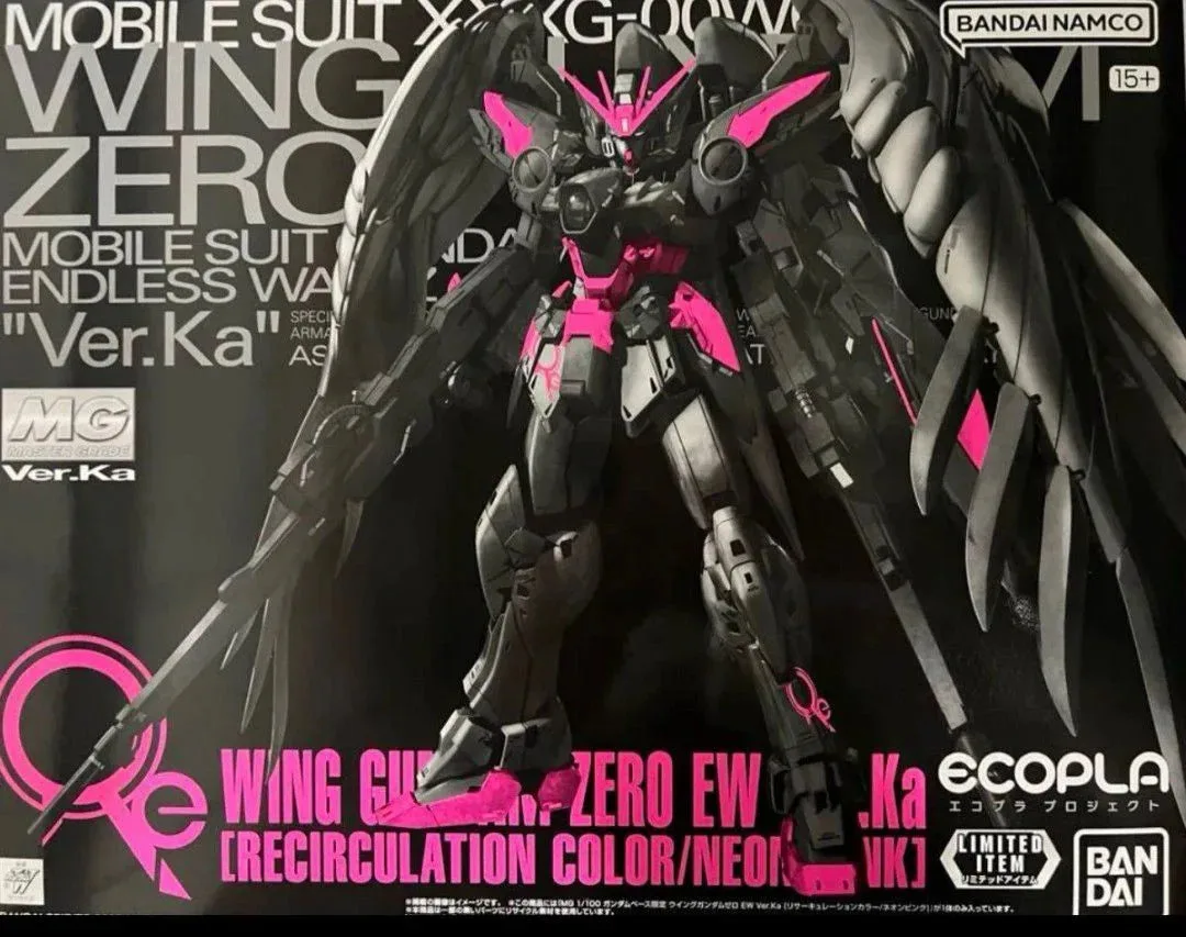 EcoPla MG Wing Zero EW Ver.Ka Review: Neon Pink Build Impressions