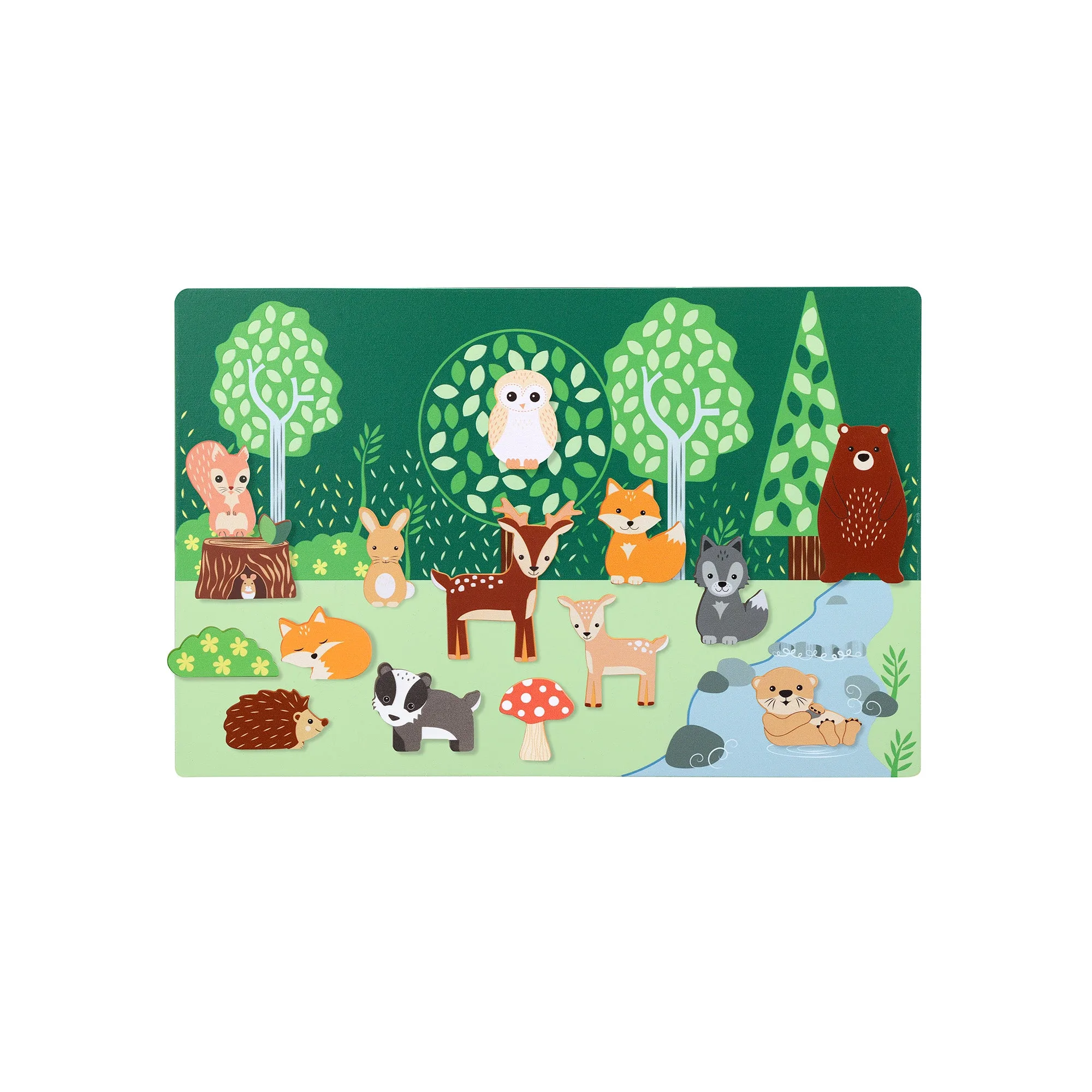Woodland Animal Magnetic Picture Board