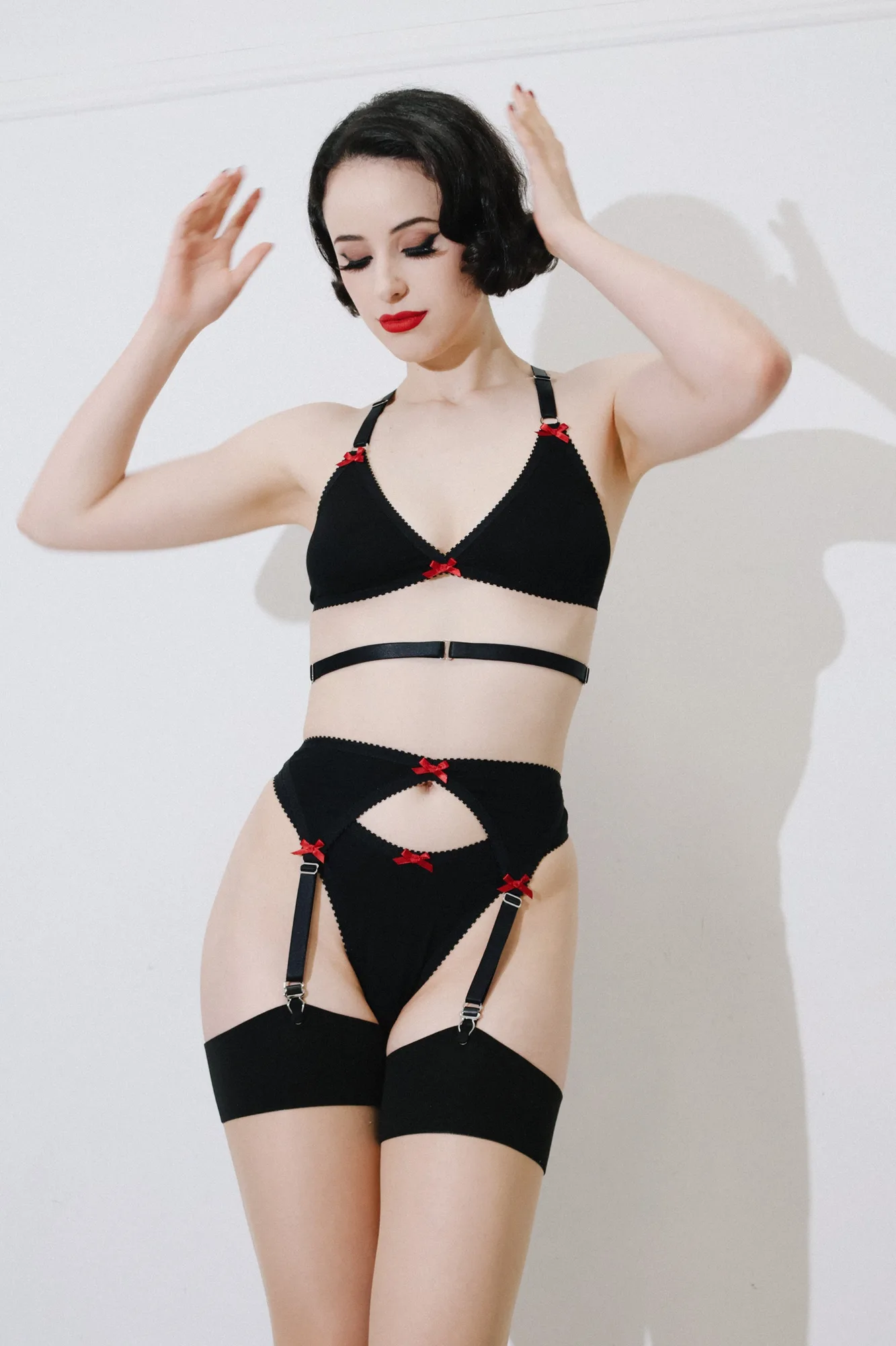Rosemary Bralette Black Modal Jersey