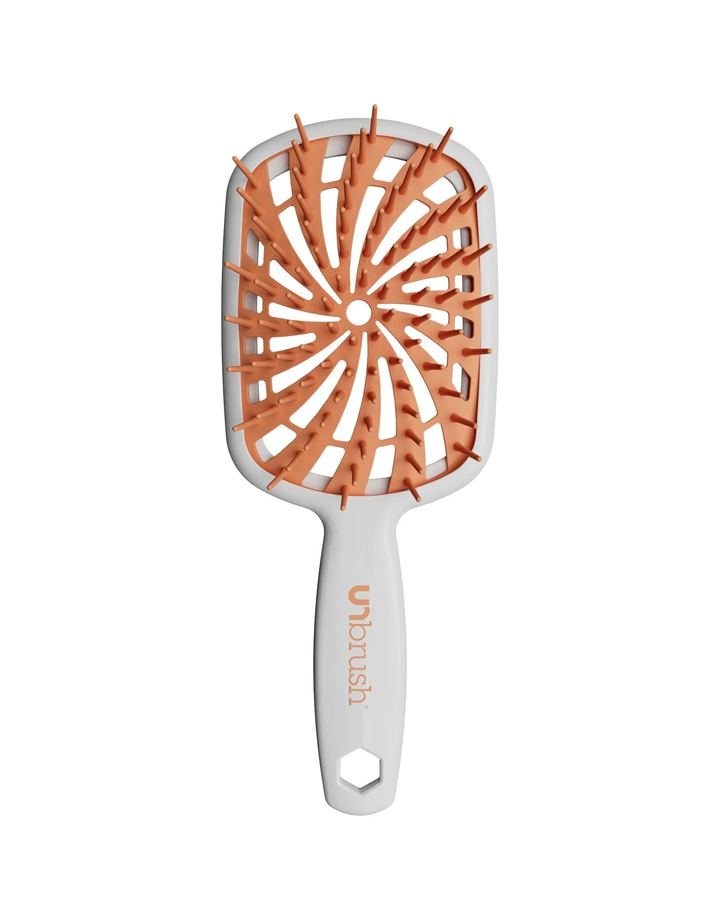 UNbrush Detangling Hair Brush Plus - Orange Sherbet