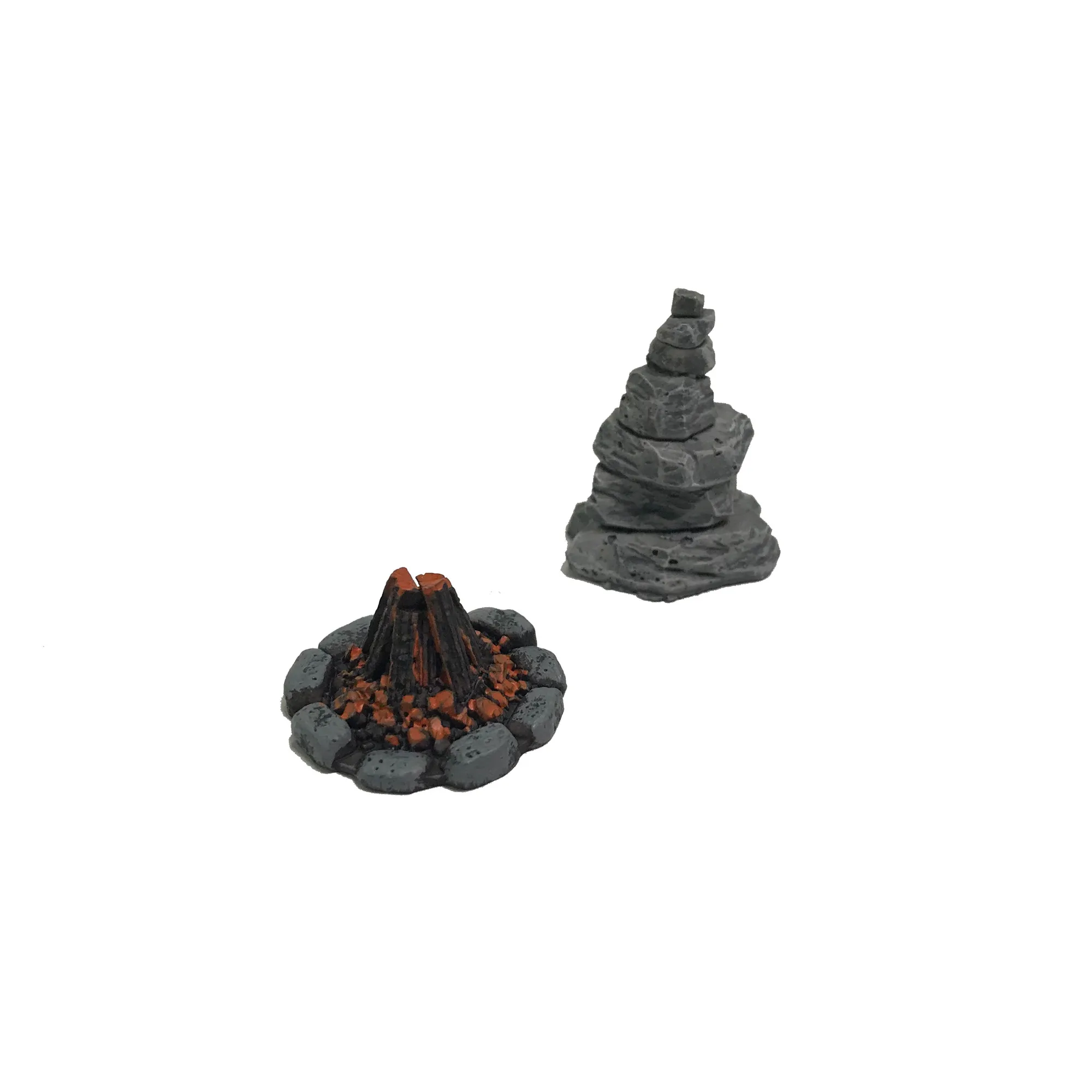Terreno Difícil sin Pintar vs. Cairn y Fire Hills