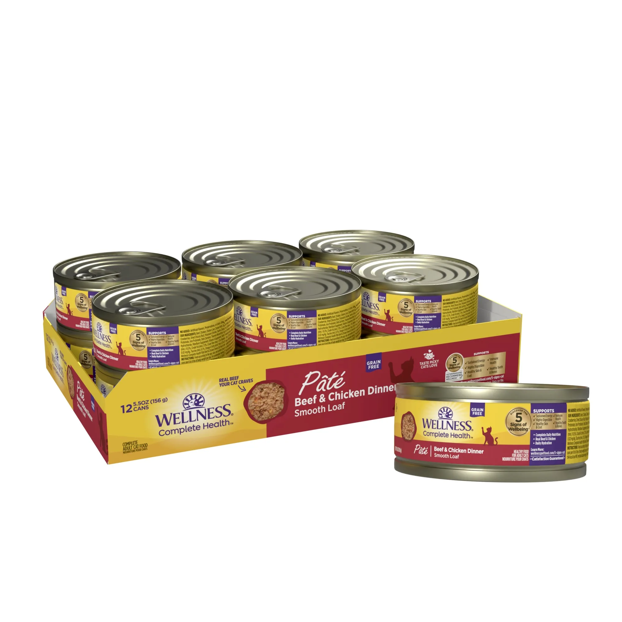 Wellness Beef & Chicken Pate 5.5oz
